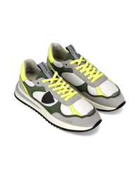 philippe-model-olympique-herren-sneaker-wei-gr-n-gelb-fluo image 5