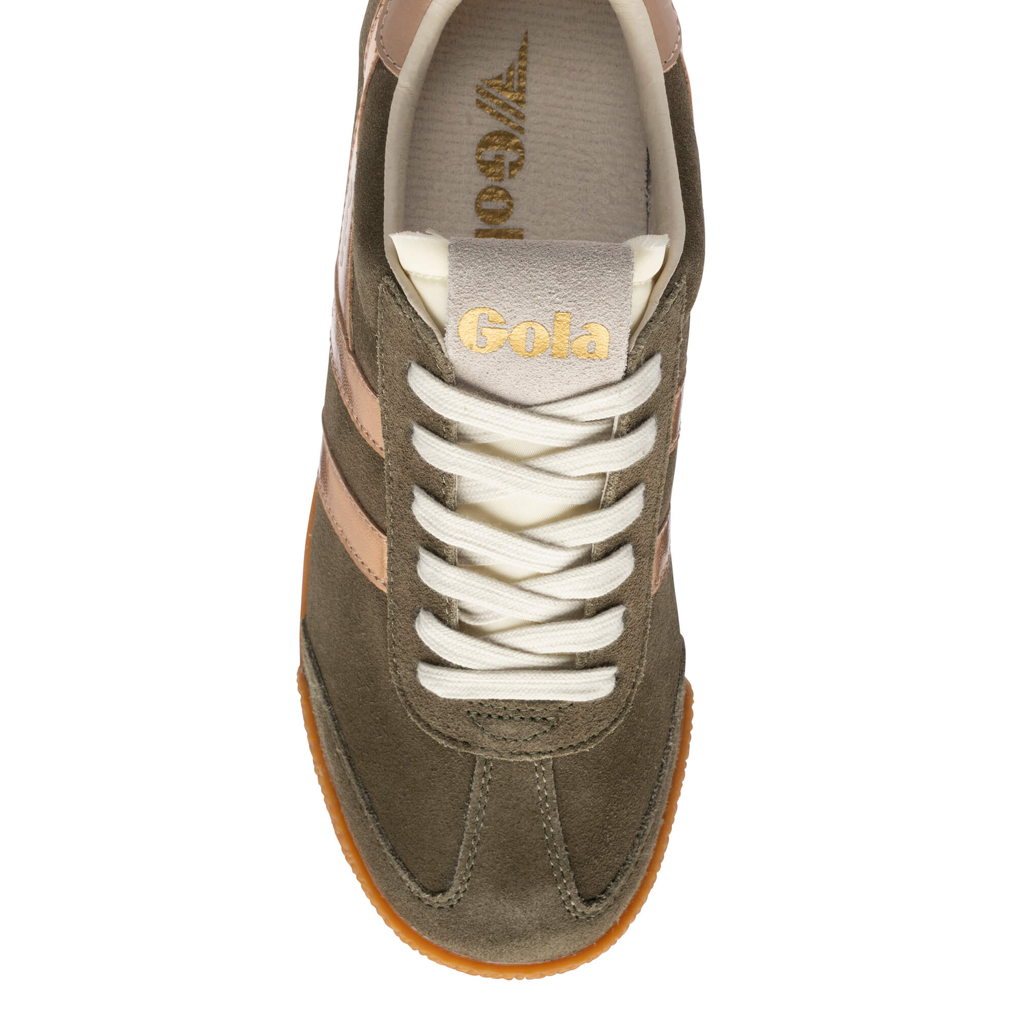 gola-elan-glitz-damen-sneaker-khaki-wildleder-ros-gold image 5