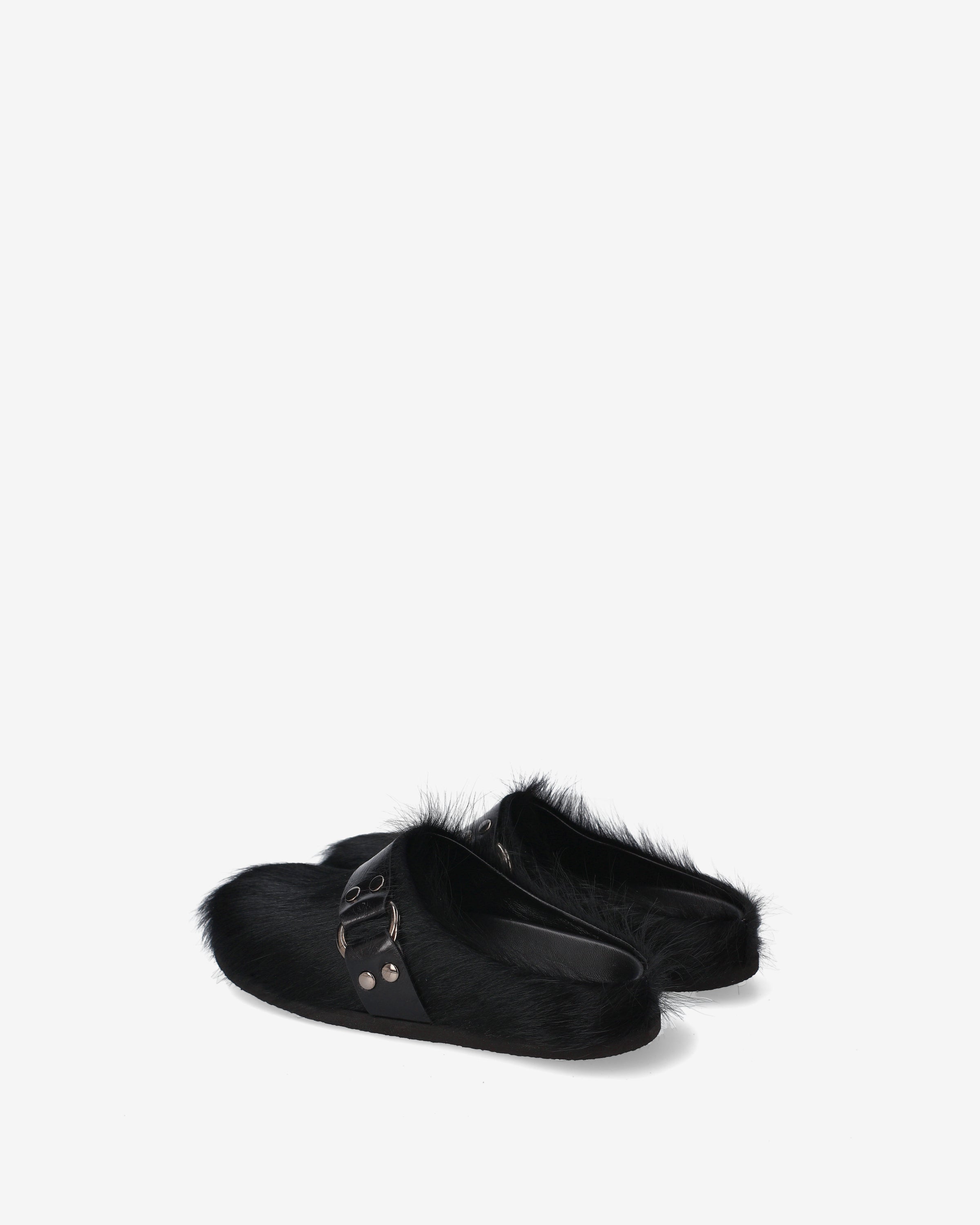 premiata-mules-fur-damen-mule-schwarz-hair-on-made-in-italy image 5