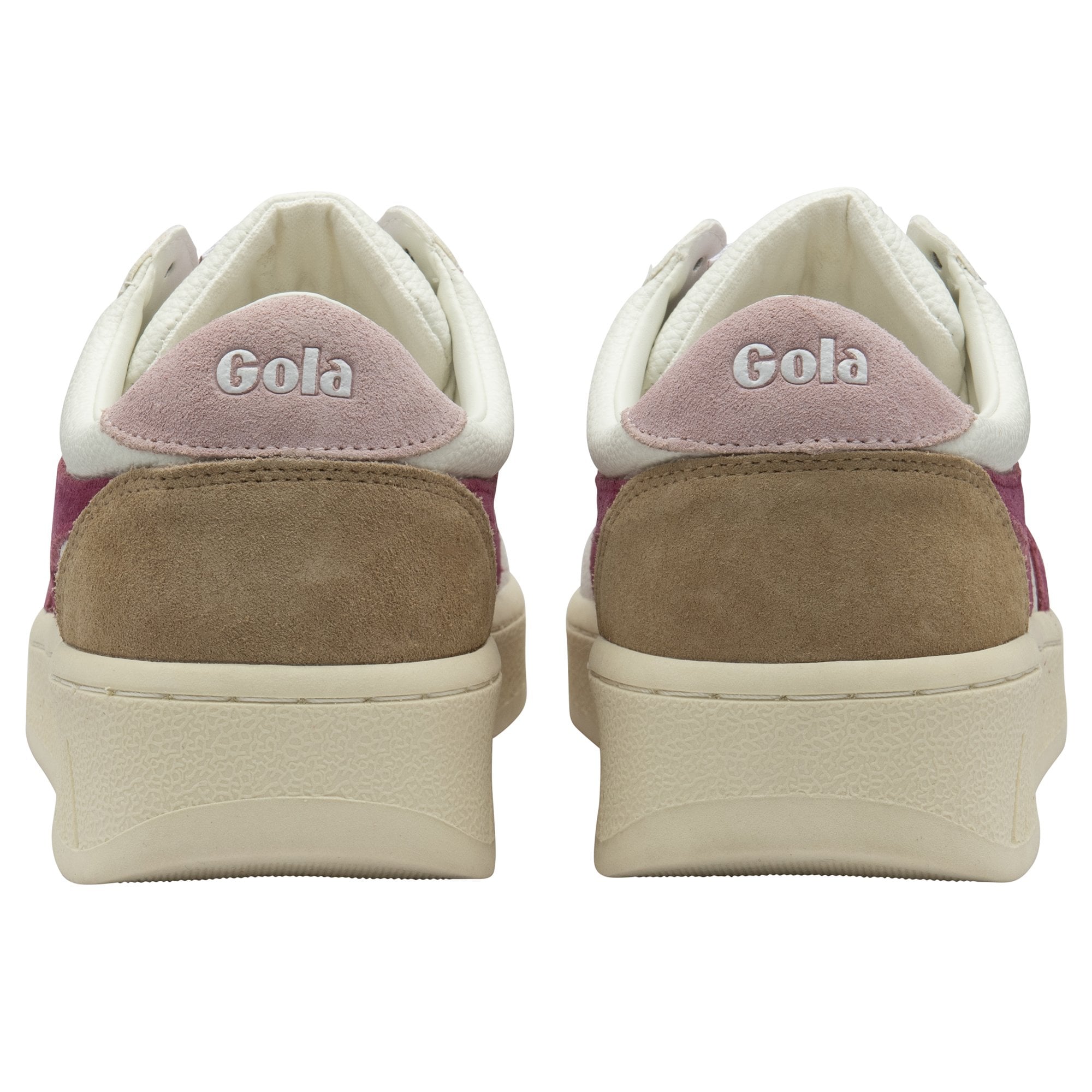 gola-grandslam-trident-sneaker-f-r-damen-in-wei-kirschrot-kreiderosa image 4