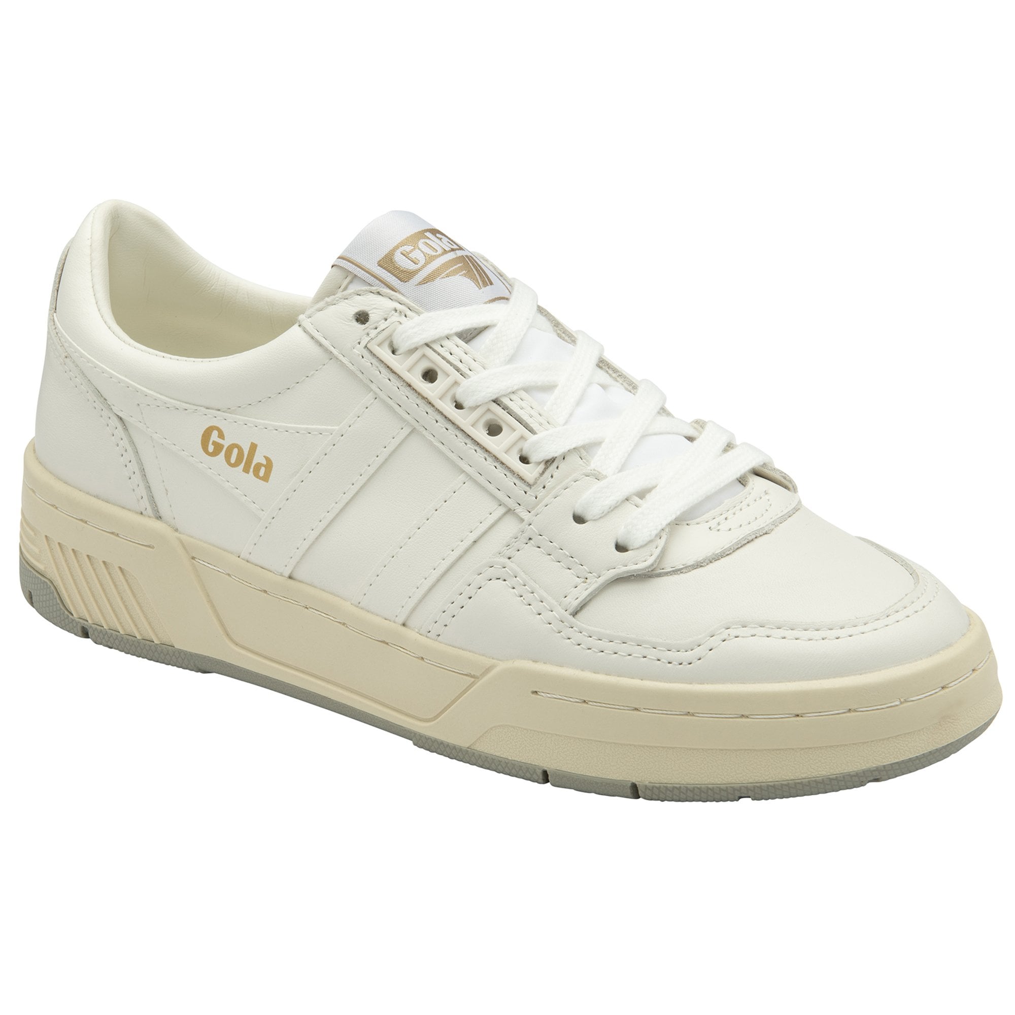gola-challenge-damen-sneaker-wei-creme-vintage-tennis image 2