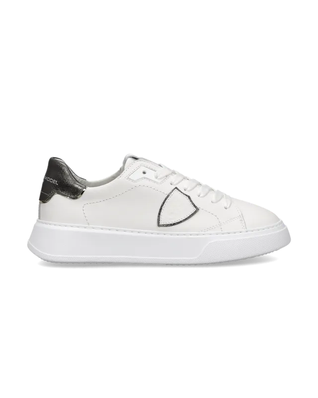 philippe-model-temple-damen-sneaker-wei-grau-anthrazit image 1