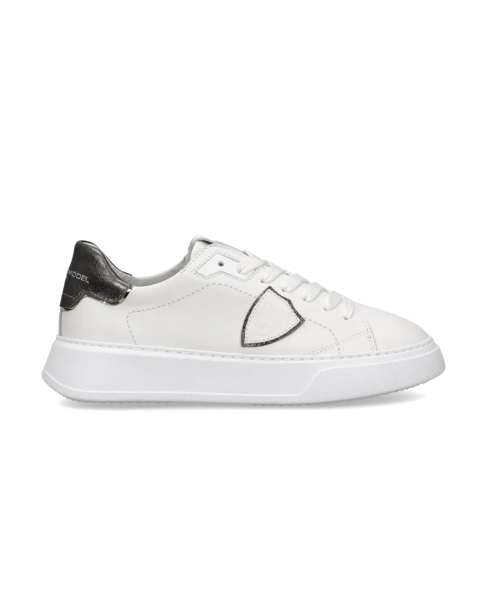 philippe-model-temple-damen-sneaker-wei-grau-anthrazit image 1