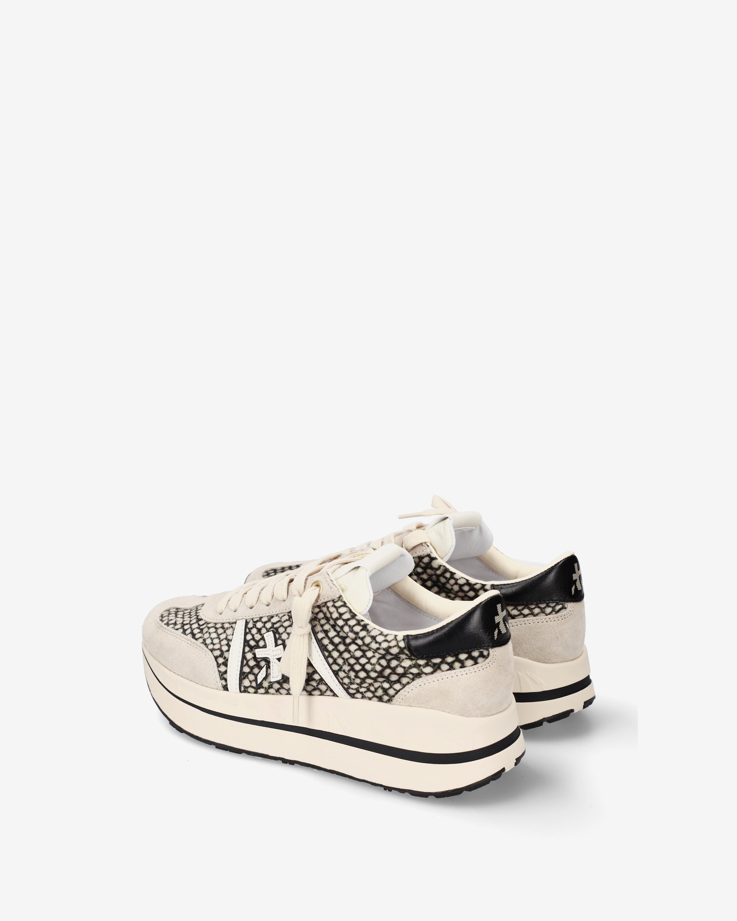 premiata-bethcoin-8501-damen-platform-sneaker-mesh-suede image 5