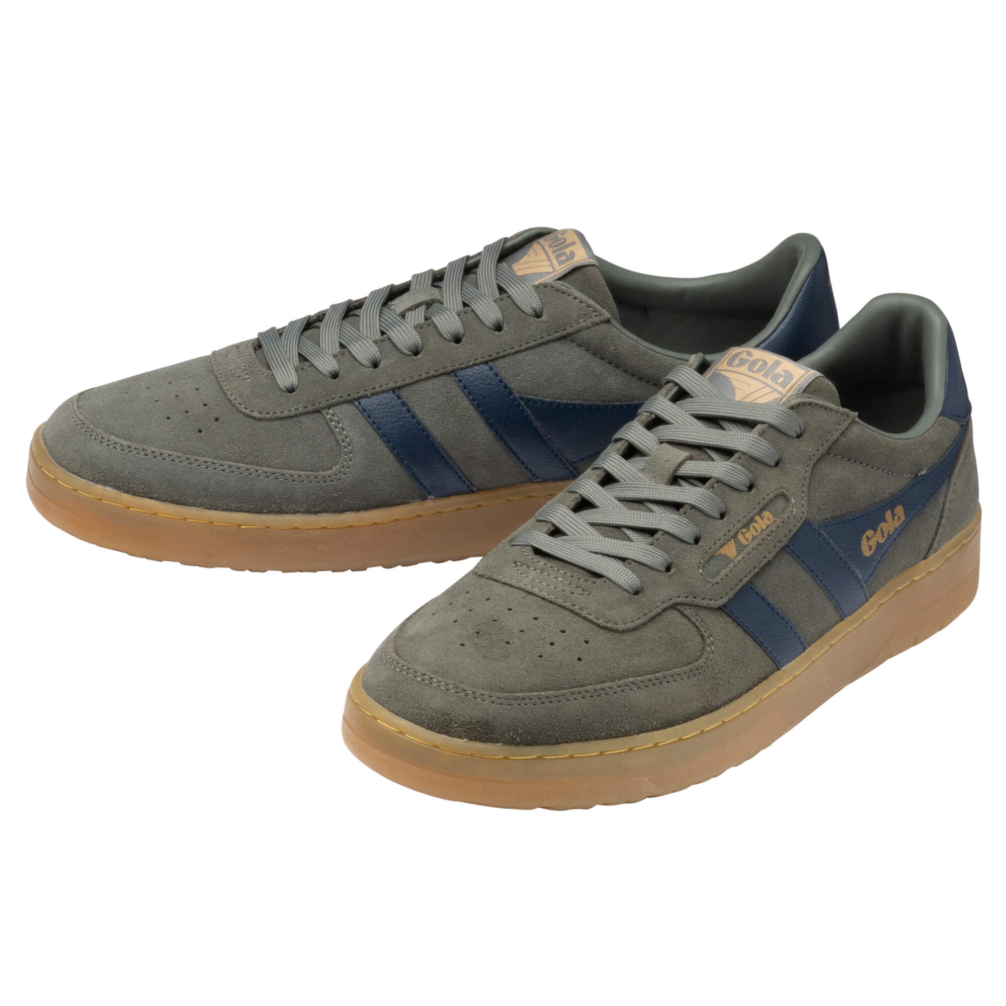 gola-hawk-suede-86-herren-sneaker-tanne-grau-wildleder image 3