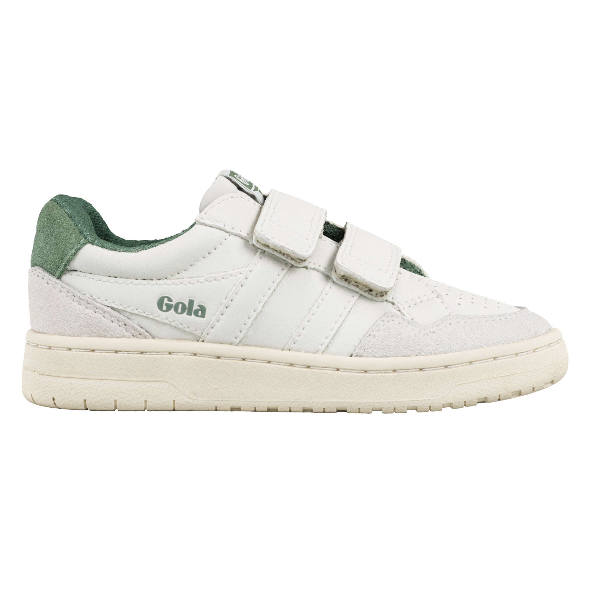 gola-eagle-strap-kinder-klett-sneaker-off-white-gr-n image 1