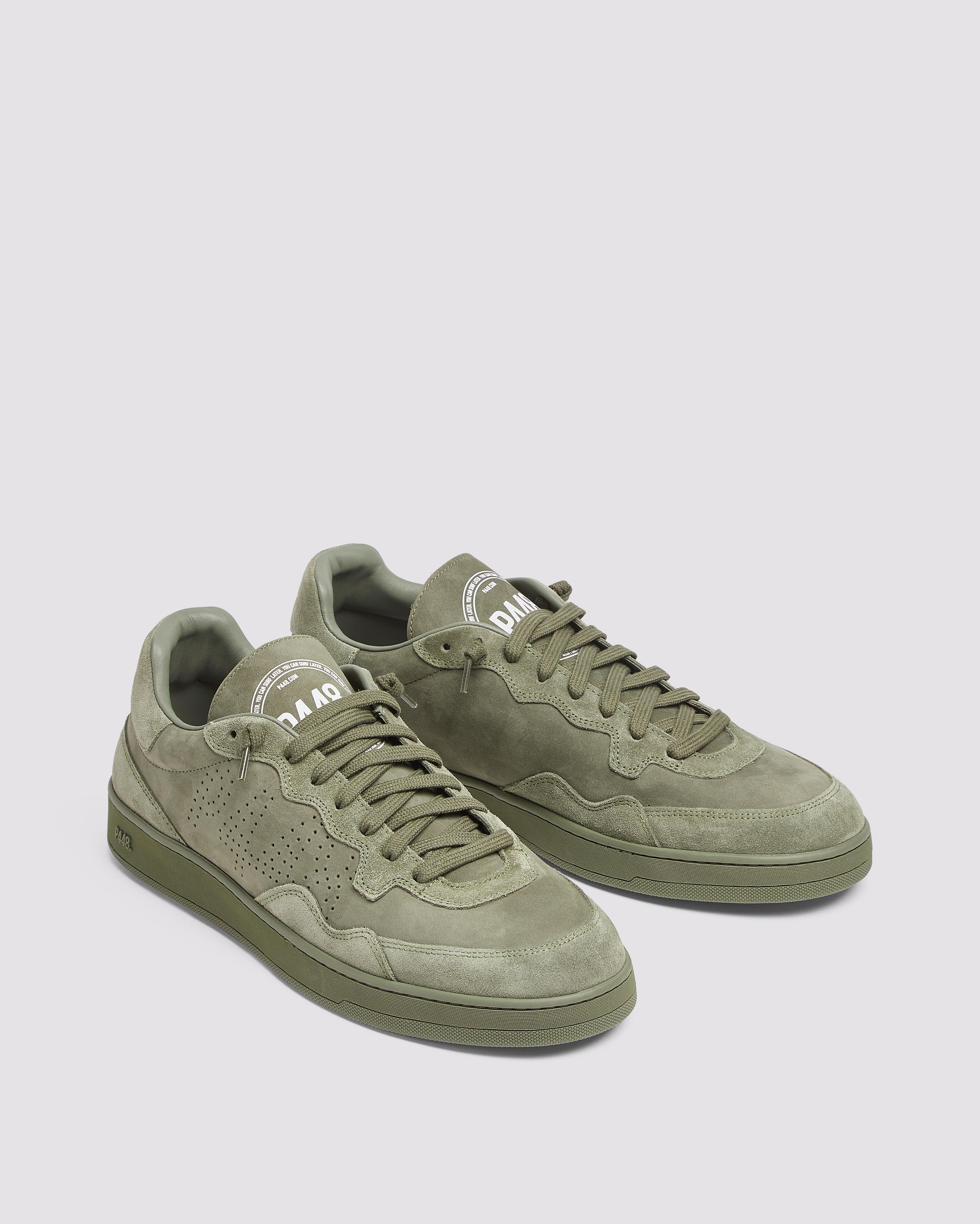 p448-vert-army-herren-low-top-skate-sneaker-armeegr-n image 4