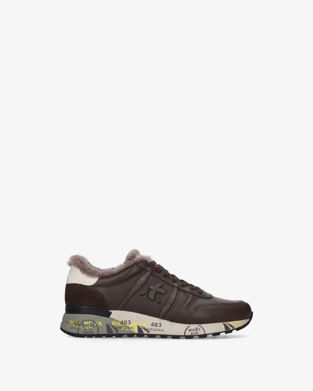 premiata-lander-8658m-sneaker-herren-braun image 1