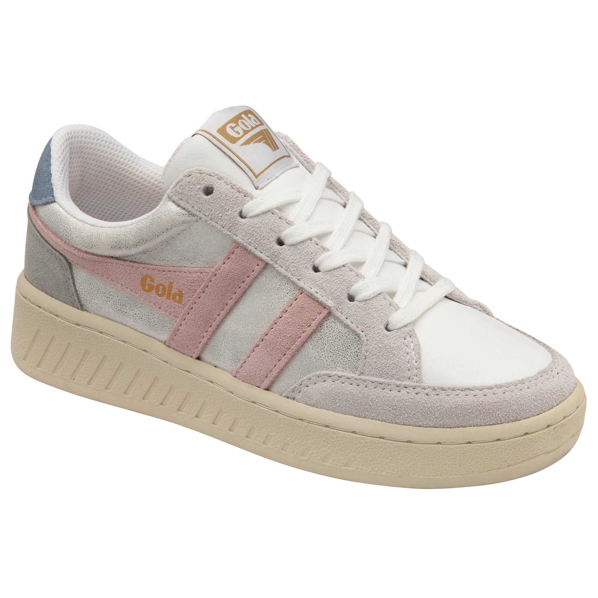 gola-superslam-blaze-damen-sneaker-silber-metallic-court image 2