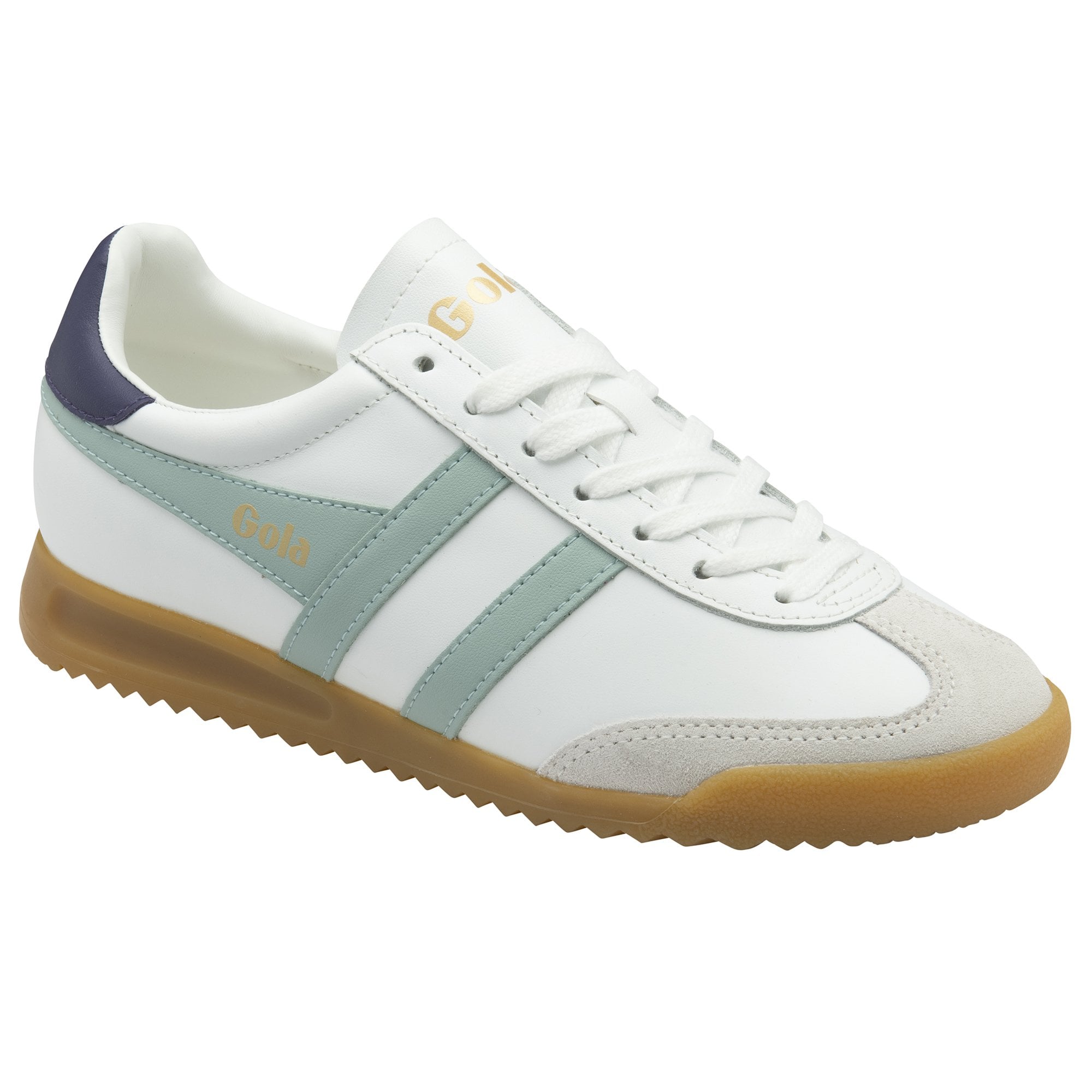 gola-torpedo-damen-sneaker-wei-leder-surfblau image 2