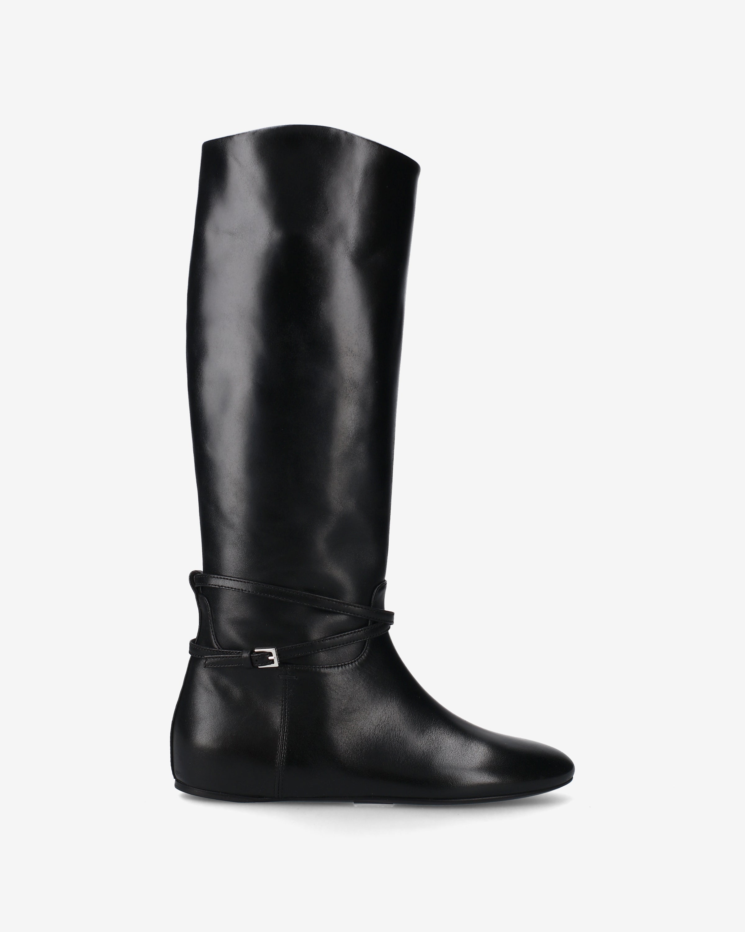 premiata-scarpe-in-pelle-nera-damen-stiefel-schwarz image 1