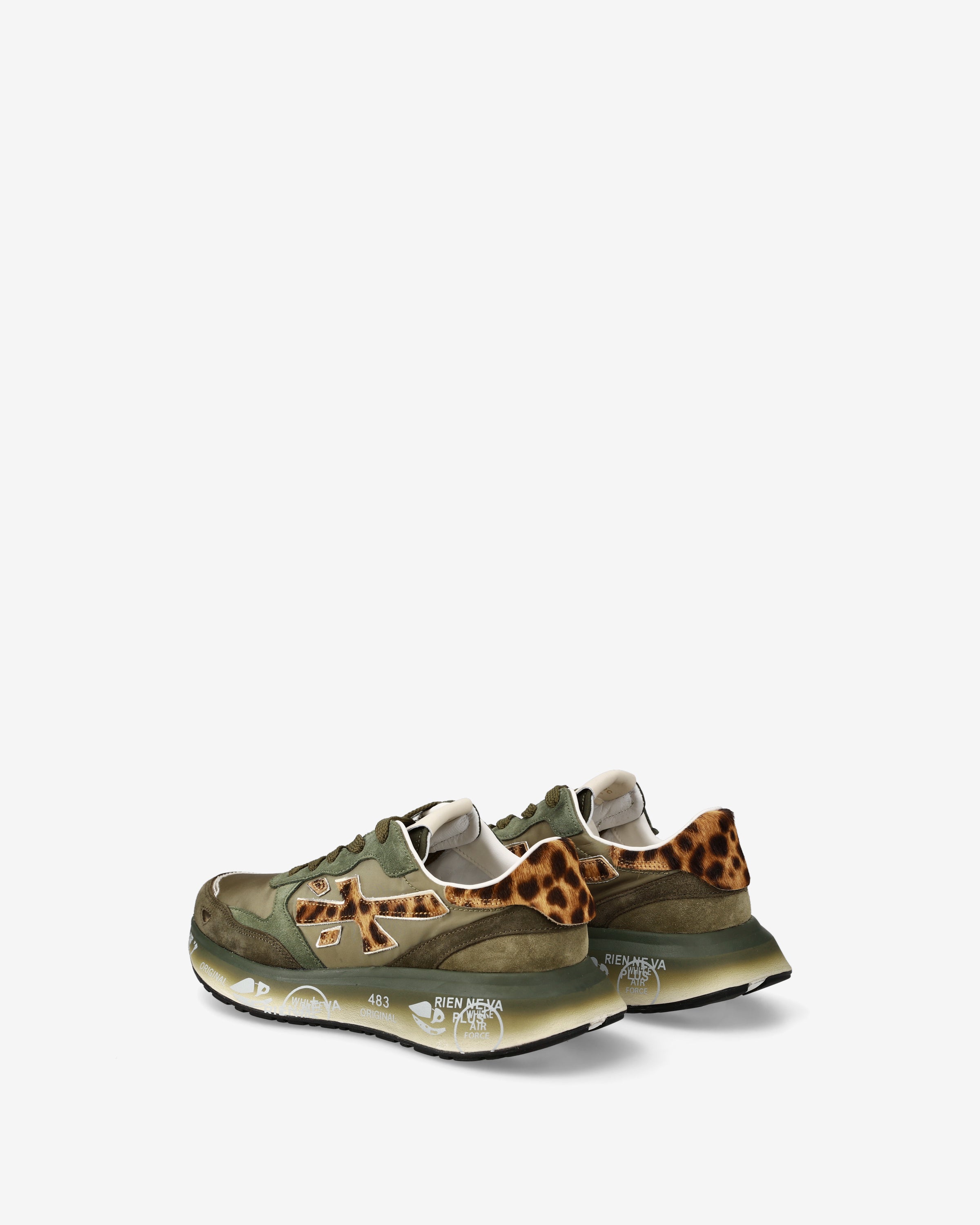 premiata-lauryn-7790-sneaker-salbei-olive-animalier image 5