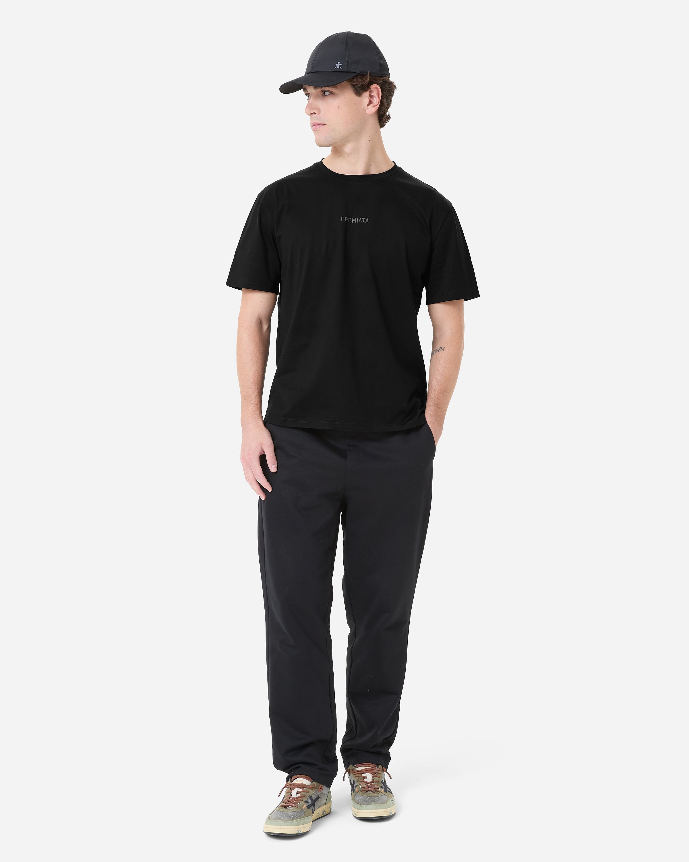 premiata-t-shirt-jersey-schwarz-herren image 7