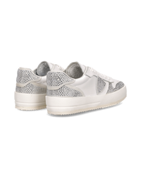 philippe-model-nice-sneaker-damen-wei-mit-steinen image 2