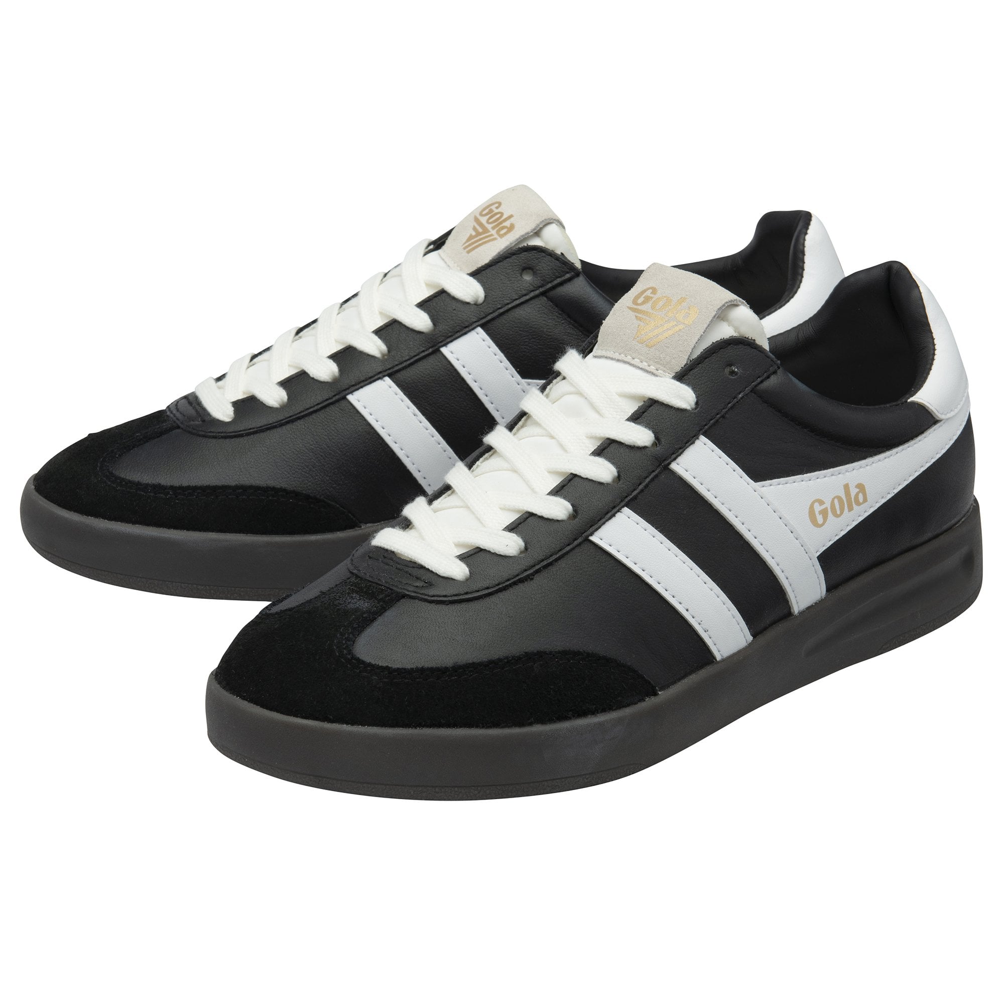 gola-cyclone-leder-sneaker-f-r-herren-schwarz-wei image 3