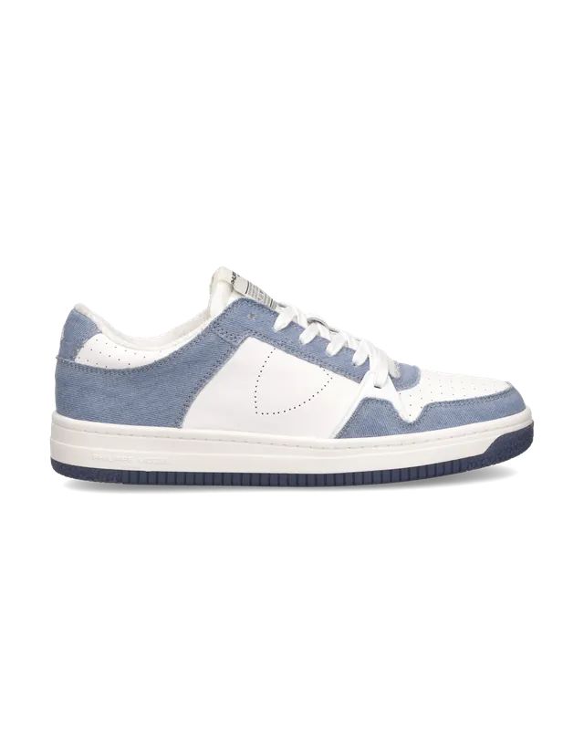 philippe-model-la-grande-sneaker-herren-wei-hellblau image 1