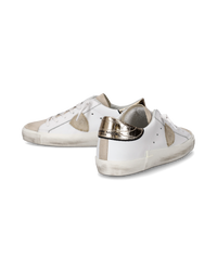 philippe-model-prsx-sneaker-damen-wei-gold-leder image 4