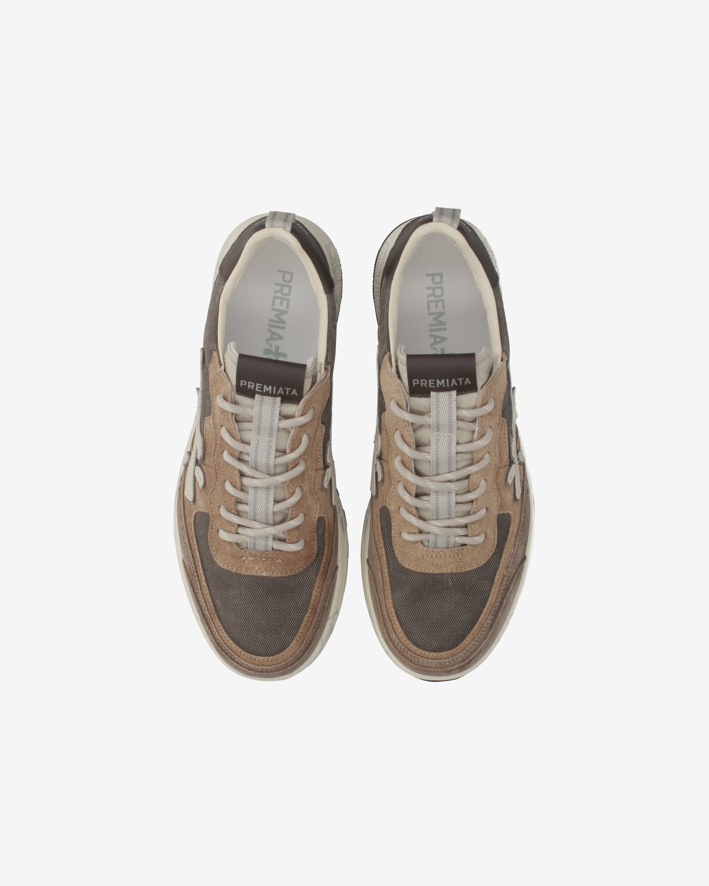 premiata-nous-8461-herren-sneaker-braun-suede image 6