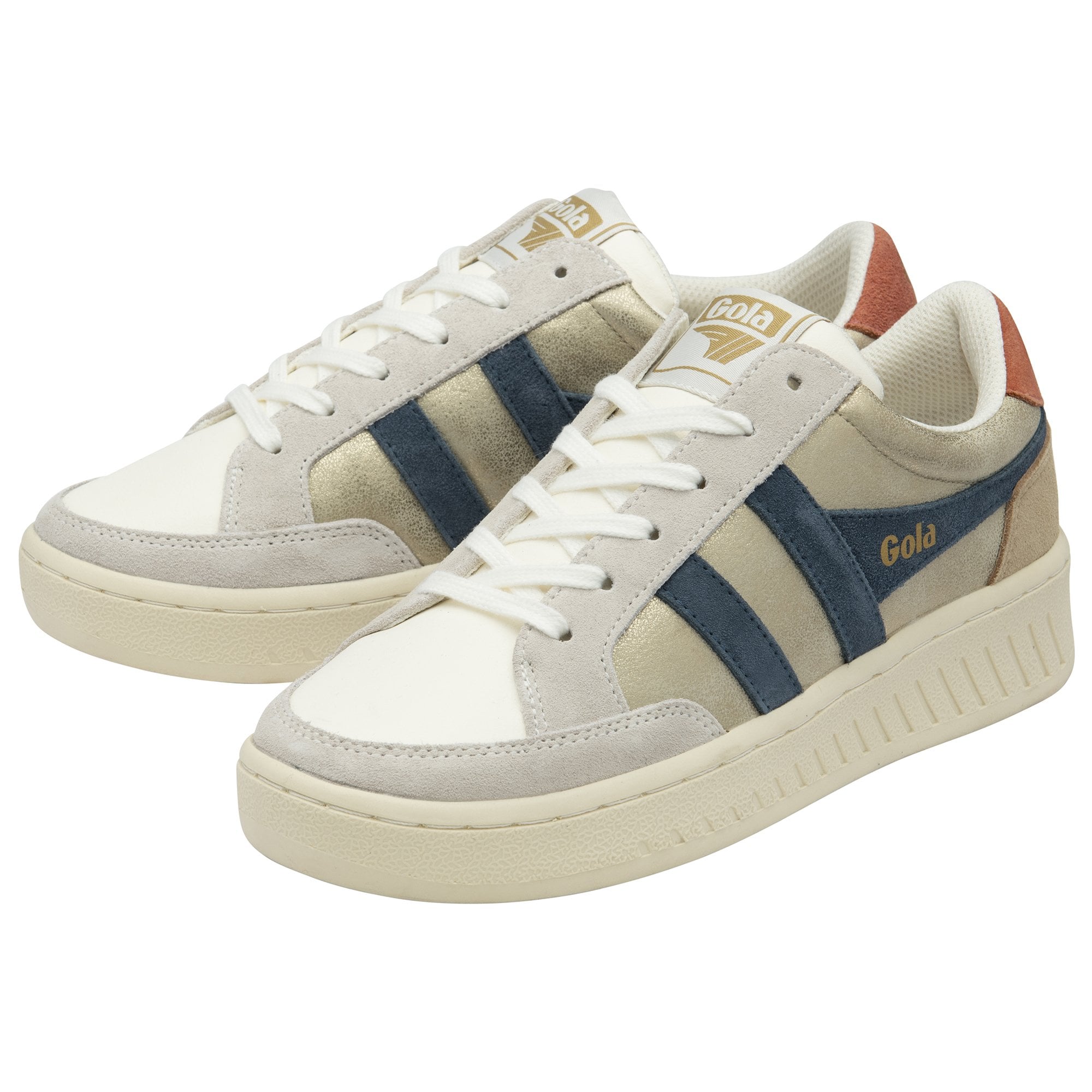 gola-superslam-blaze-damen-sneaker-creme-gold-metallic-court image 3