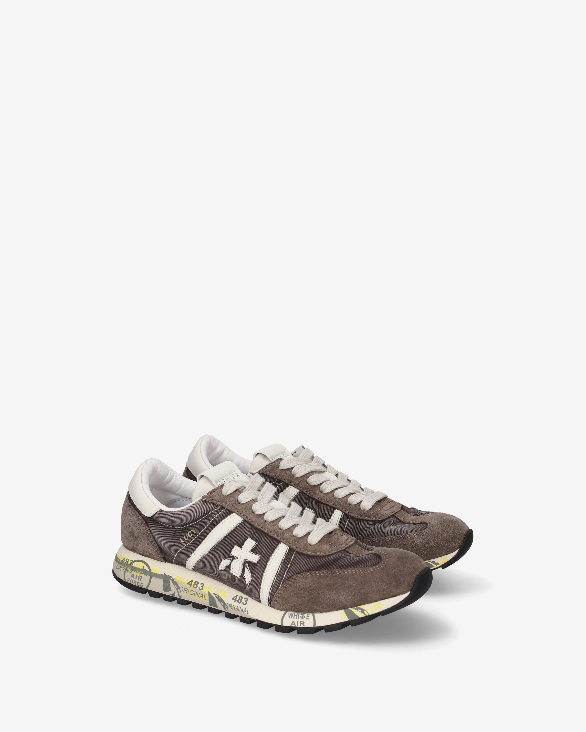 premiata-lucyd-0-1-8415-retro-running-sneaker-damen-tortora image 2