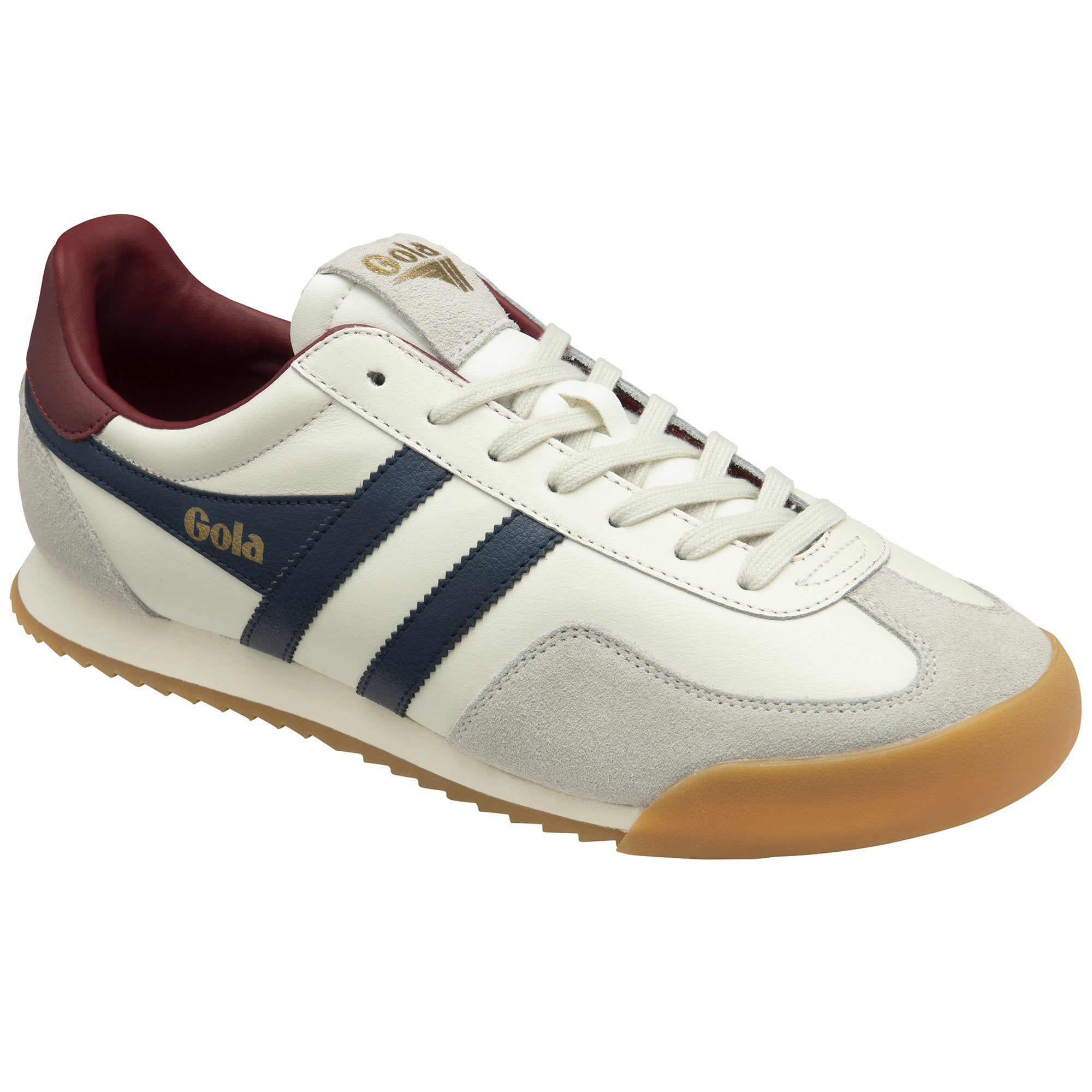 gola-europa-herren-ledersneaker-off-white-navy-rot image 2