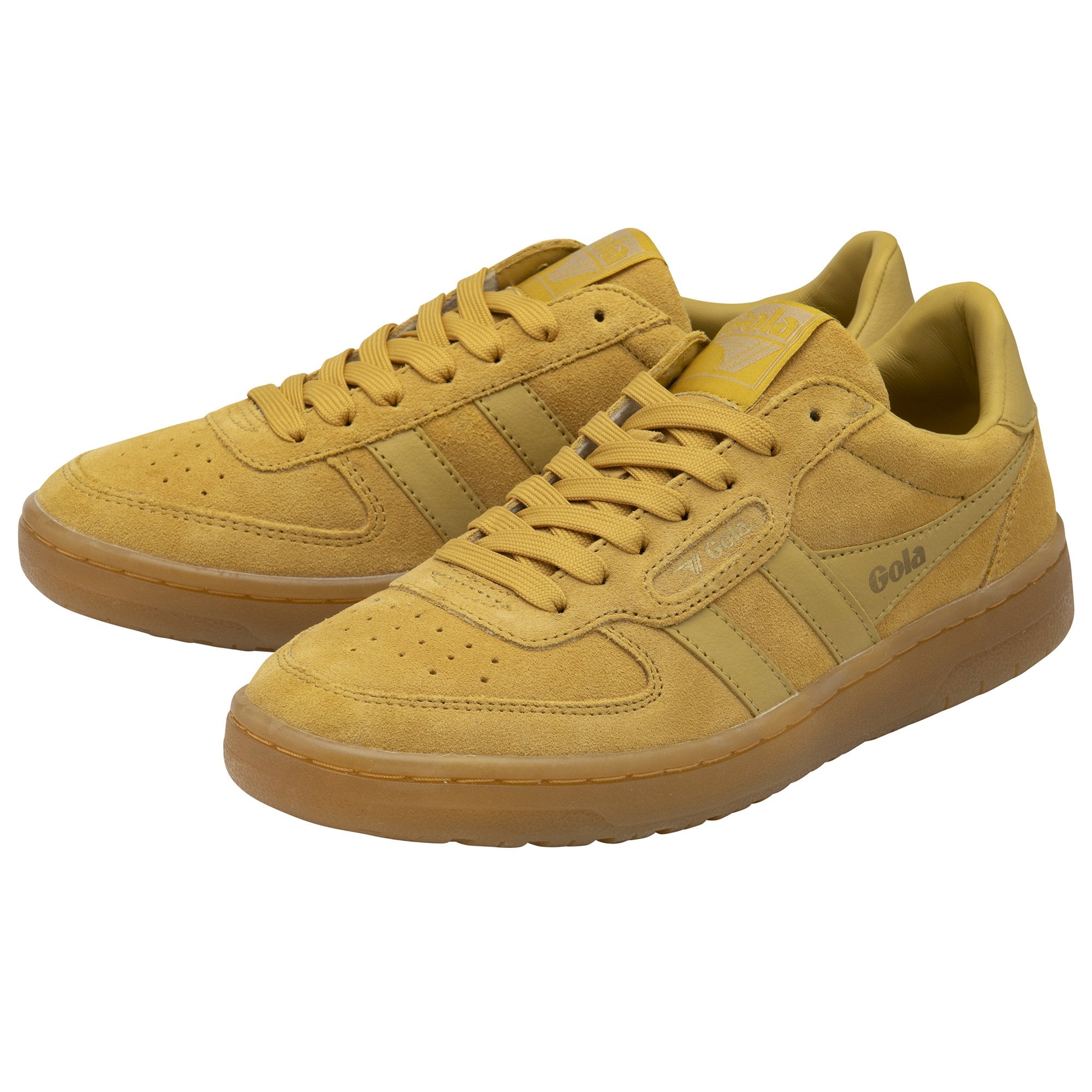 gola-hawk-suede-86-damen-sneaker-senf-wildleder image 3