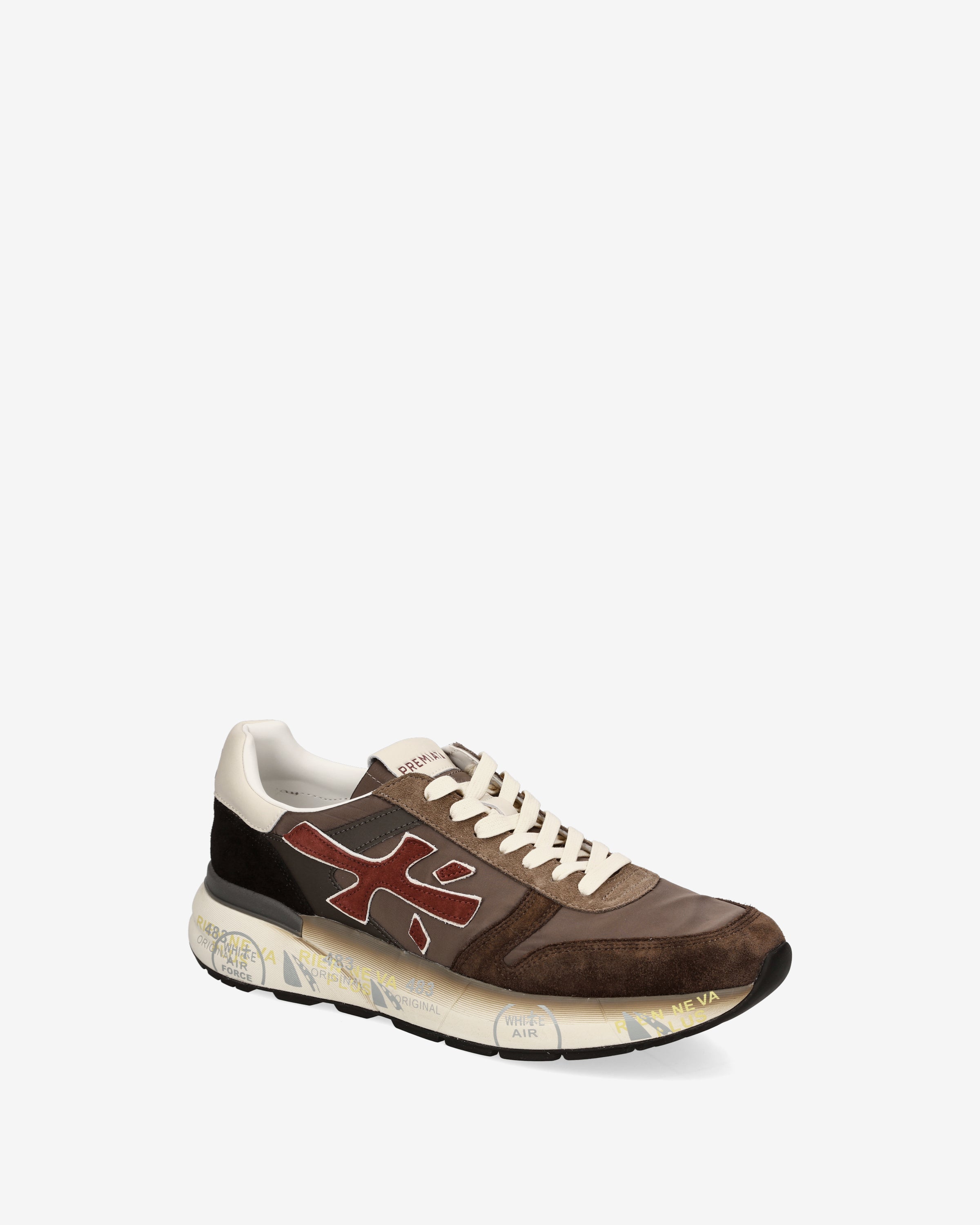 premiata-mick-7714-sneaker-braun-schwarz-herren image 4