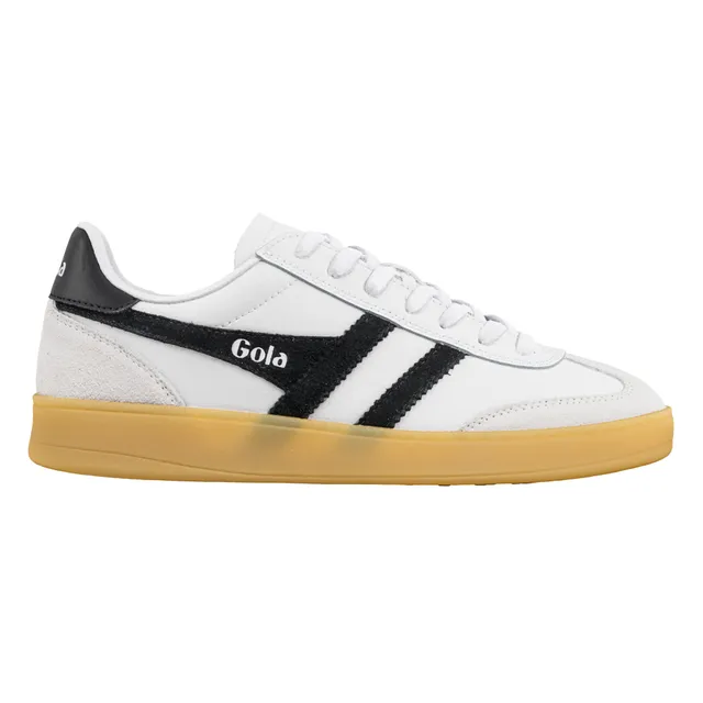 gola-viper-leder-damen-sneaker-heritage-t-toe-wei-schwarz image 1