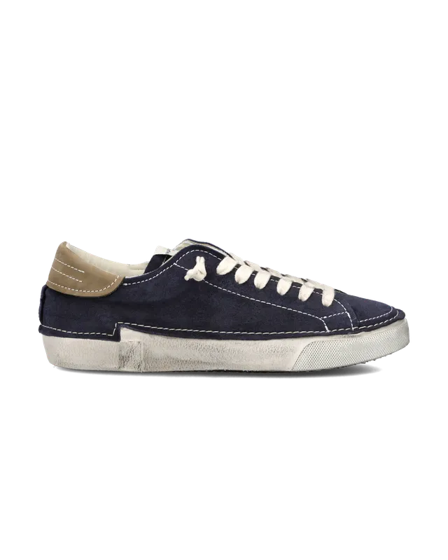 philippe-model-prsx-herren-sneaker-blau-beige image 1