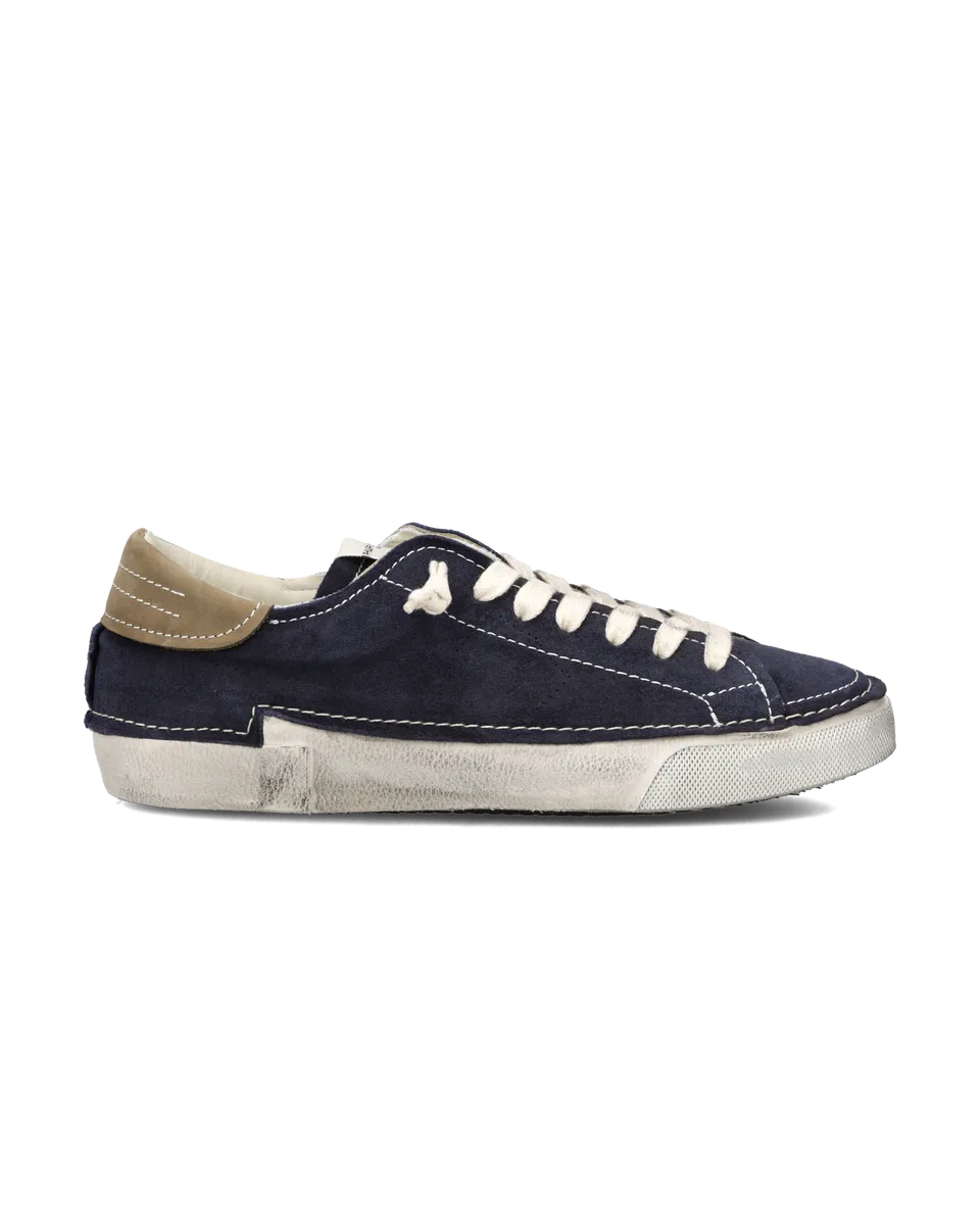 philippe-model-prsx-herren-sneaker-blau-beige image 1