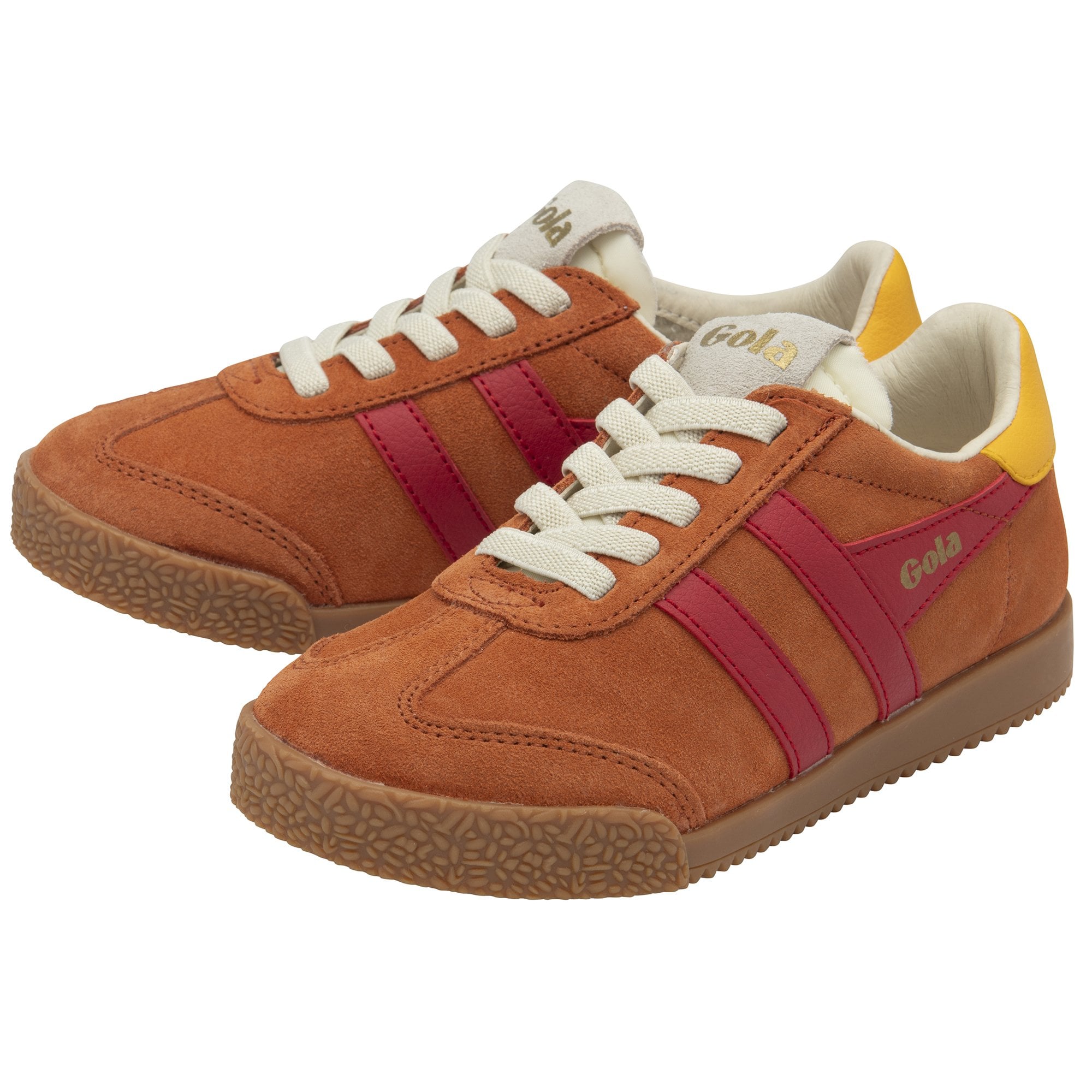 gola-elan-kinder-sneaker-orange-wildleder image 3