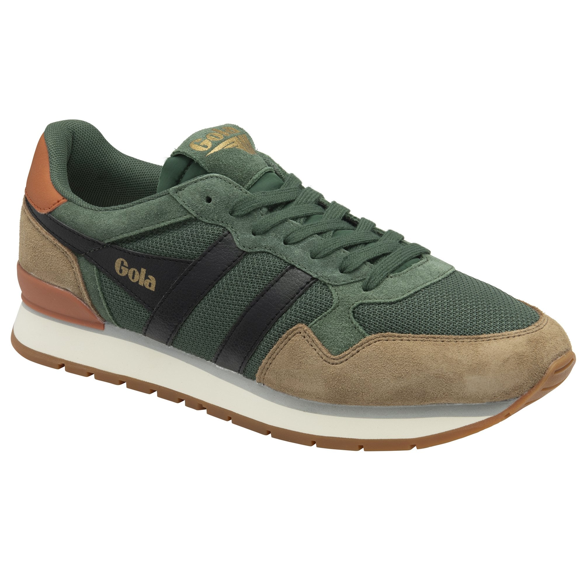 gola-colorado-herren-sneaker-mesh-wildleder-tannengr-n image 2