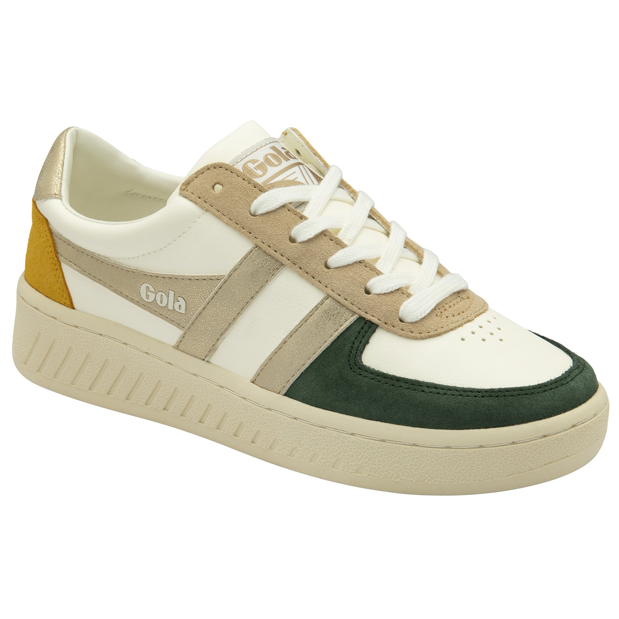 gola-grandslam-quadrant-damen-sneaker-off-white-gr-n-gold image 2