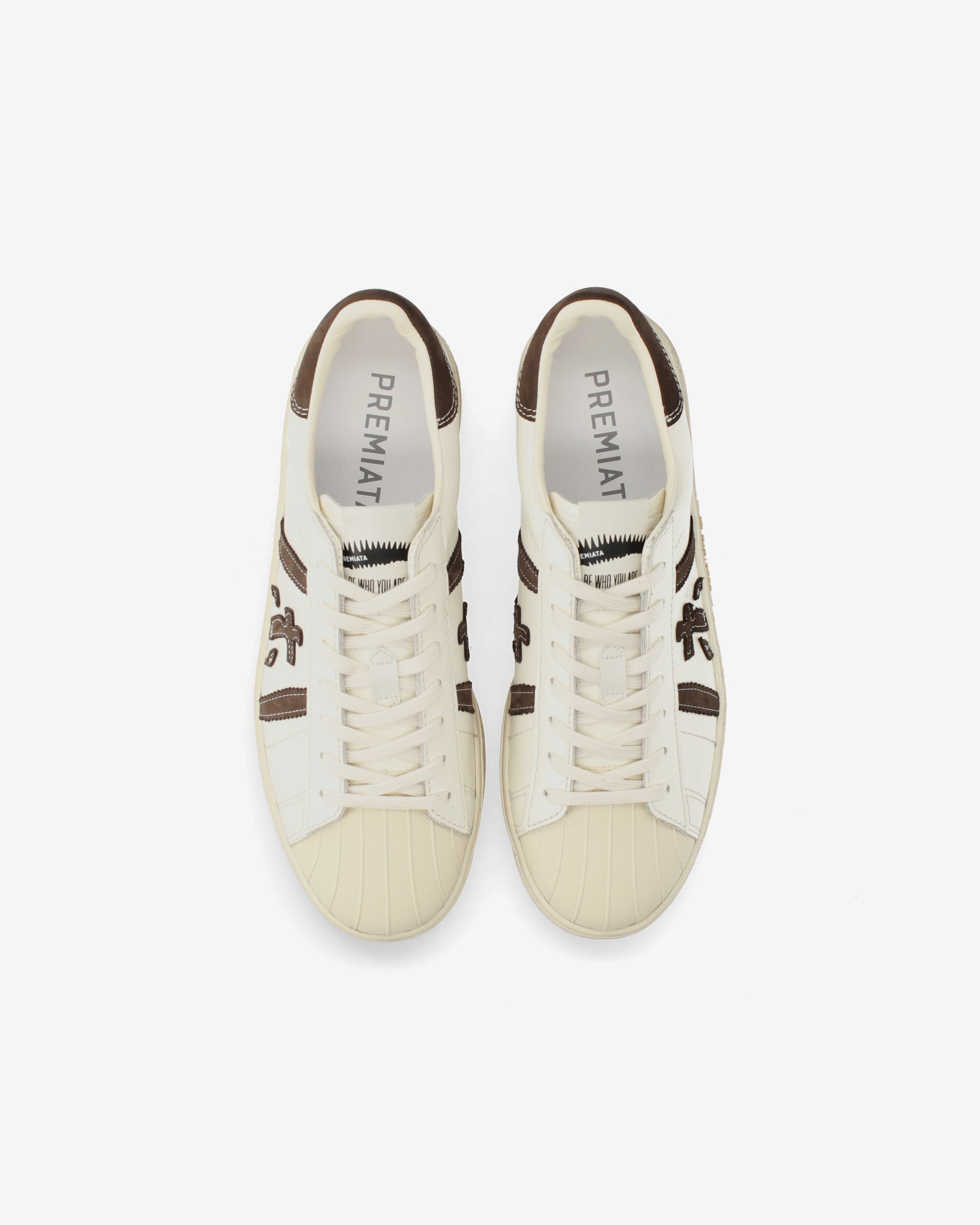 premiata-russell-8556-leder-sneaker-herren-panna-braun image 6