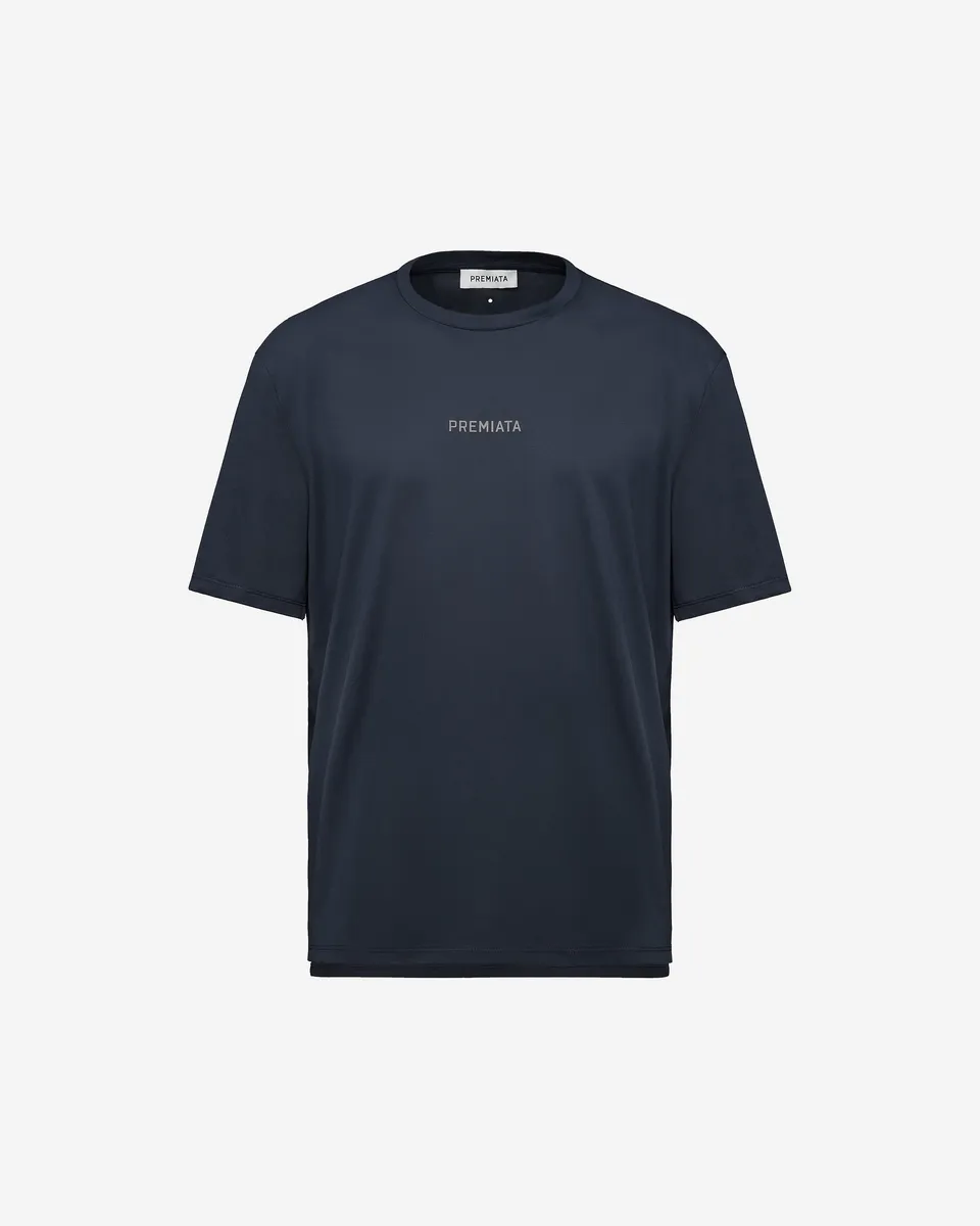 premiata-t-shirt-herren-jersey-blau-regular-fit-rundhals image 1