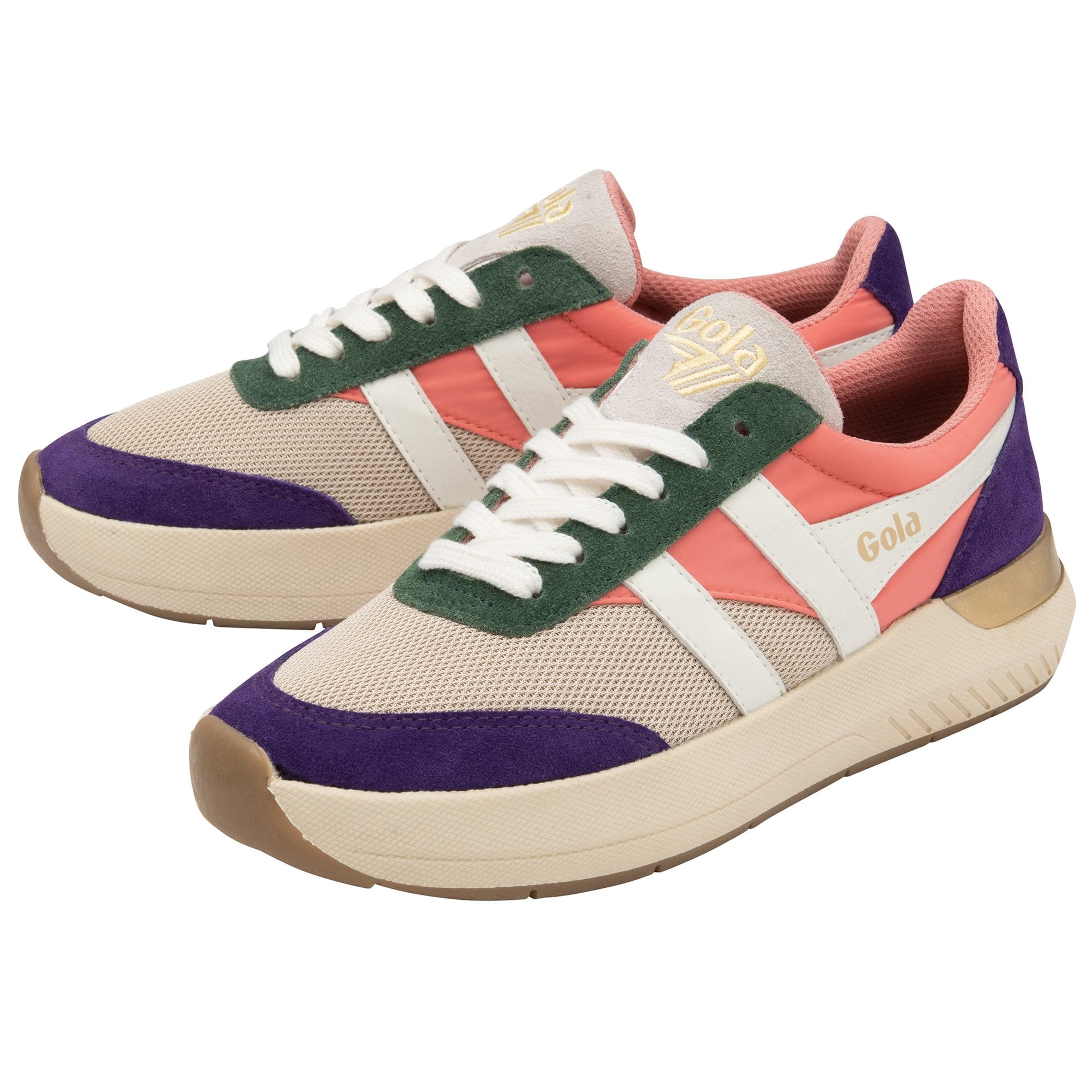 gola-raven-damen-sneaker-korallenrosa-k-nigsblau image 3