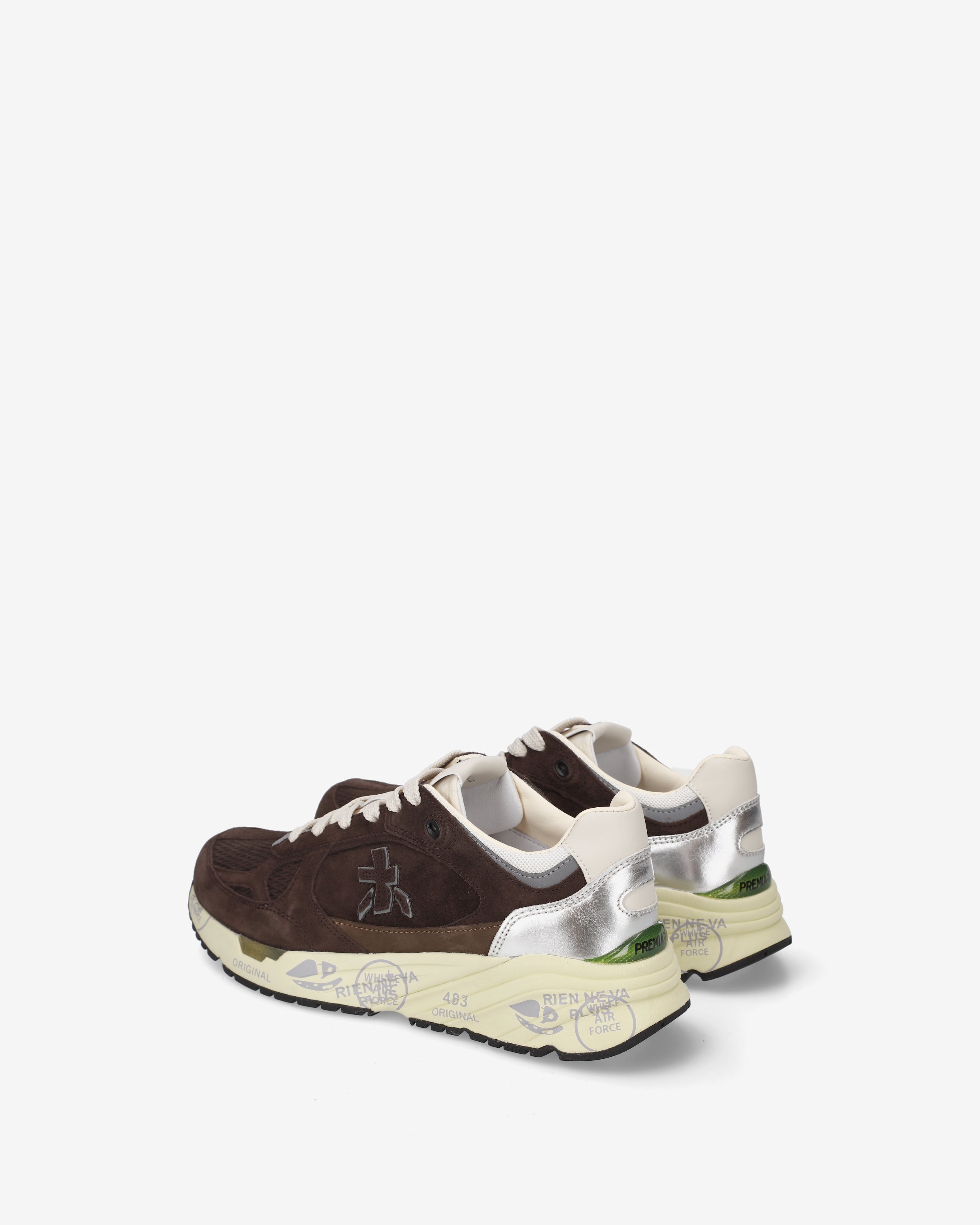premiata-mased-8596-damen-sneaker-leder-suede-in-testa-di-moro image 5