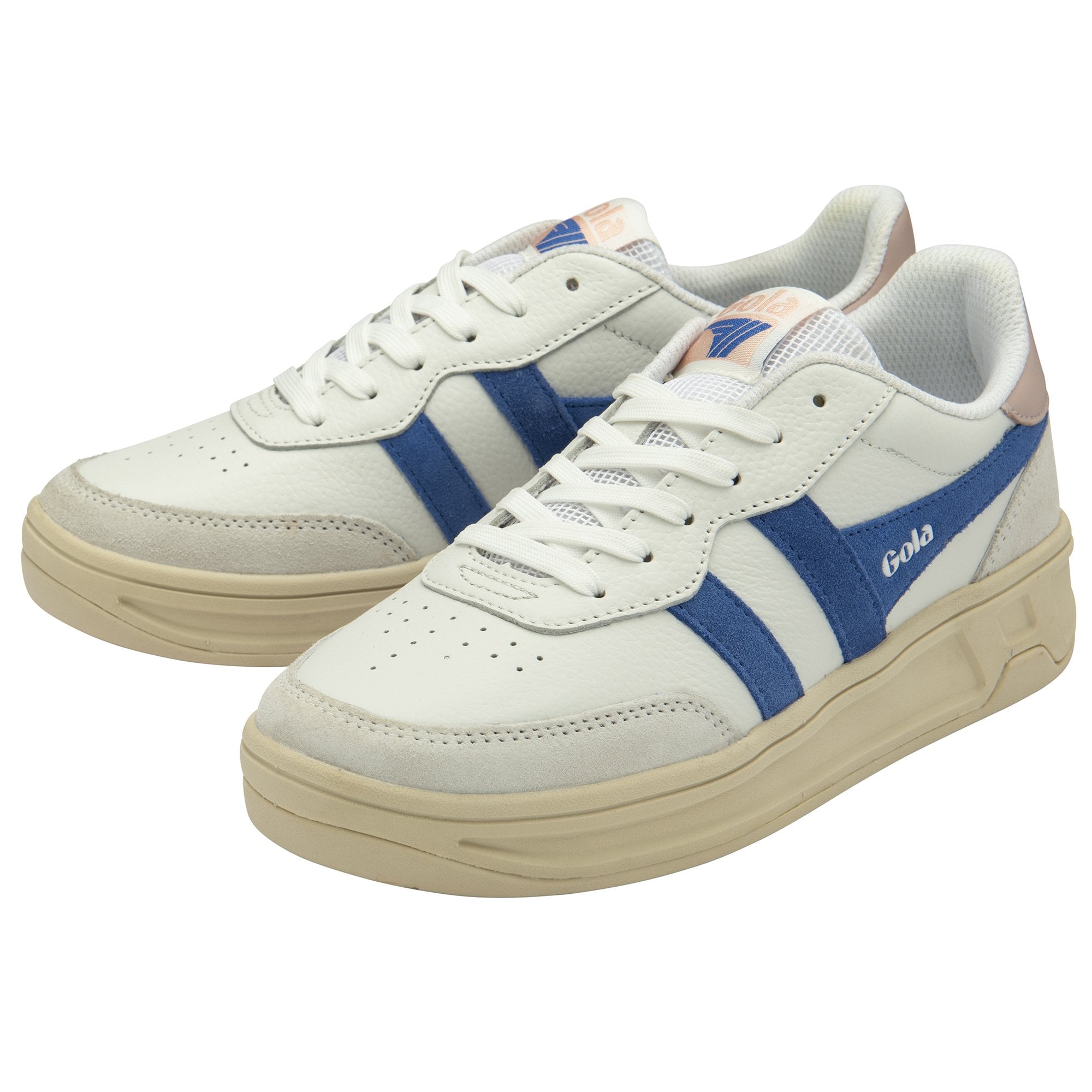 gola-topspin-damen-sneaker-wei-saphir-kreiderosa image 3