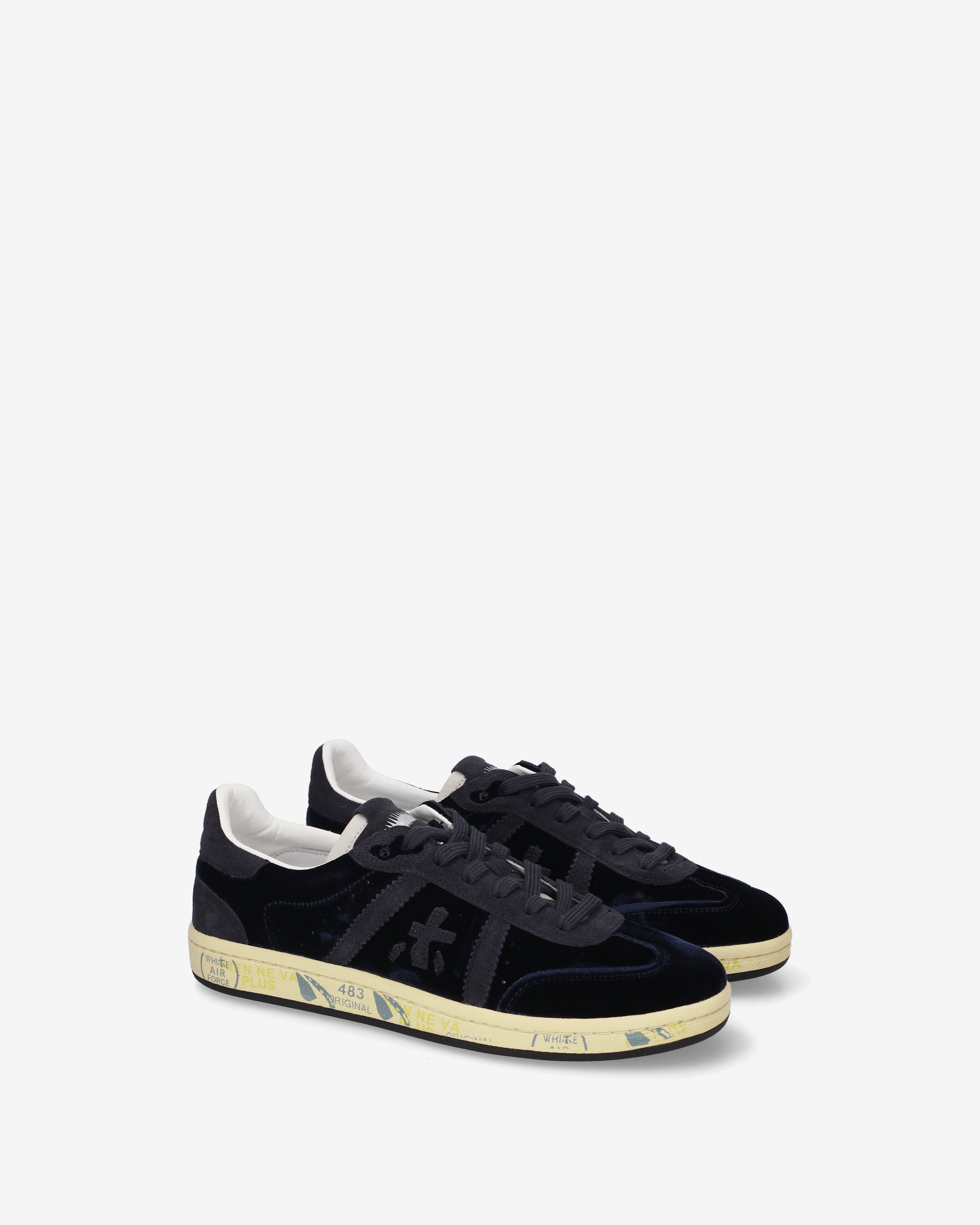 premiata-bonnied-8705-damen-sneaker-navy-samt image 2