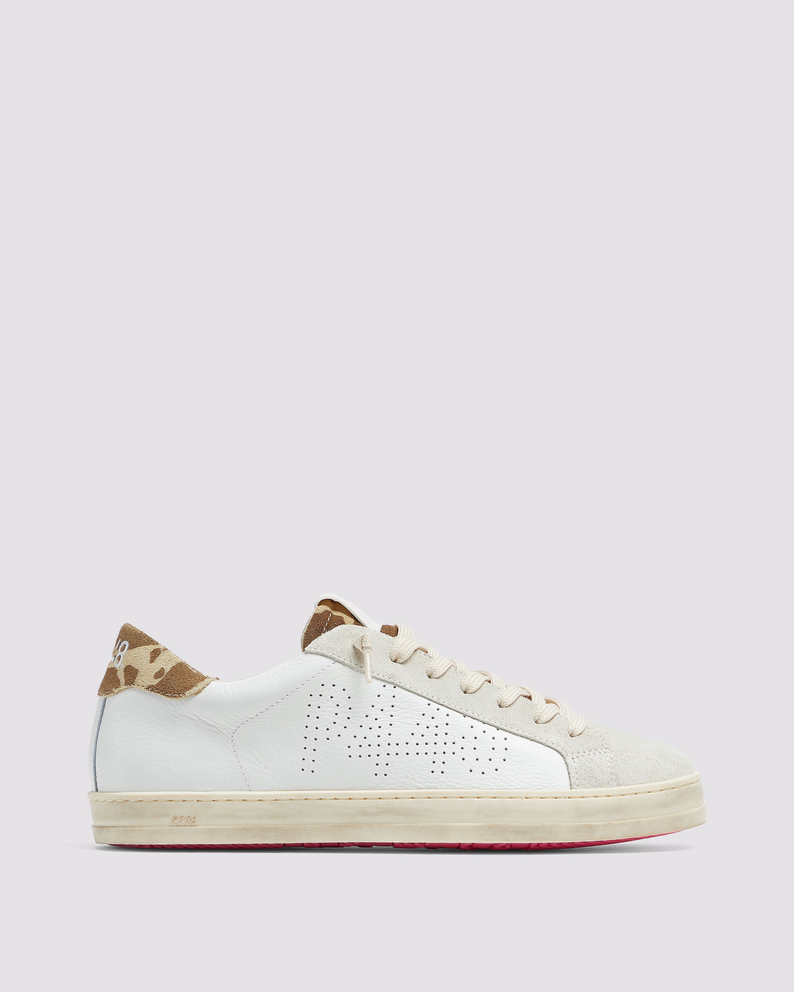 p448-john-wild-cow-white-damen-low-top-sneaker image 1