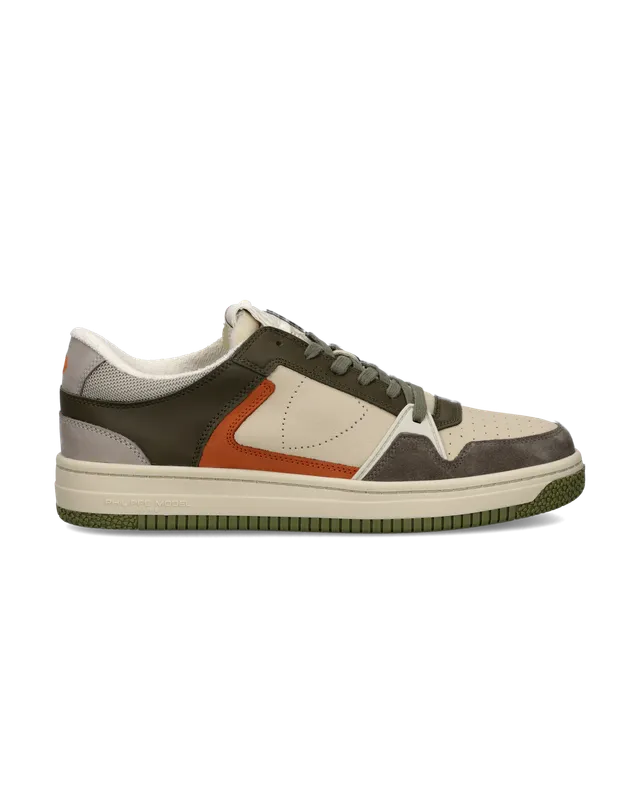 philippe-model-la-grande-herren-sneaker-milit-rgr-n-beige image 1