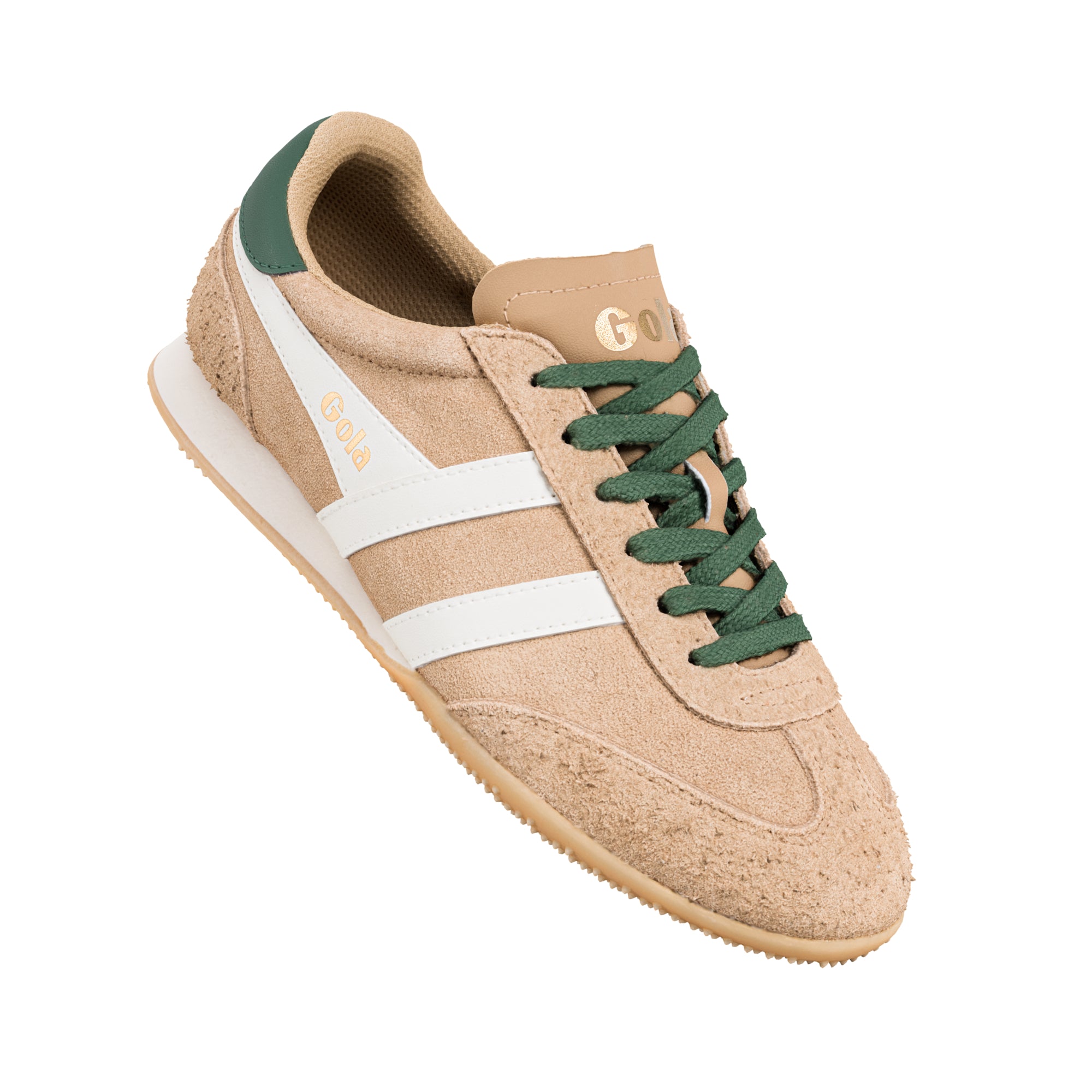 gola-sprinter-wildleder-sneaker-f-r-damen-caramel-evergreen image 5