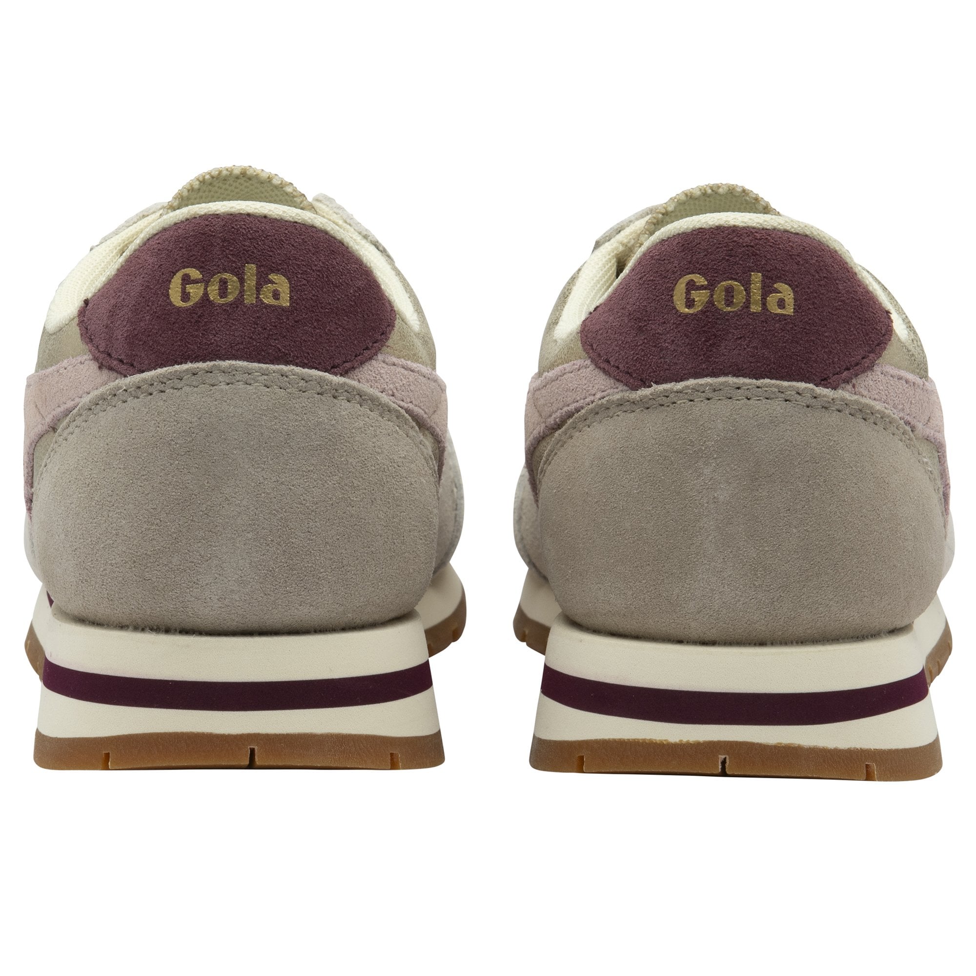 gola-daytona-blaze-sneaker-f-r-damen-gold-rosa-weinrot image 4