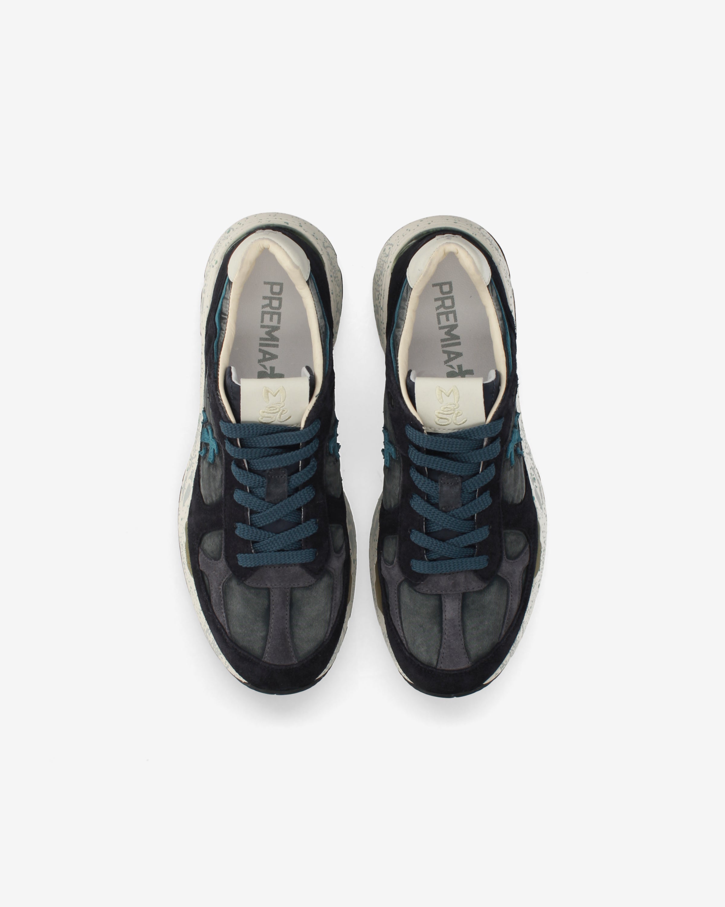 premiata-mased-8519-sneaker-damen-blau-suede image 6