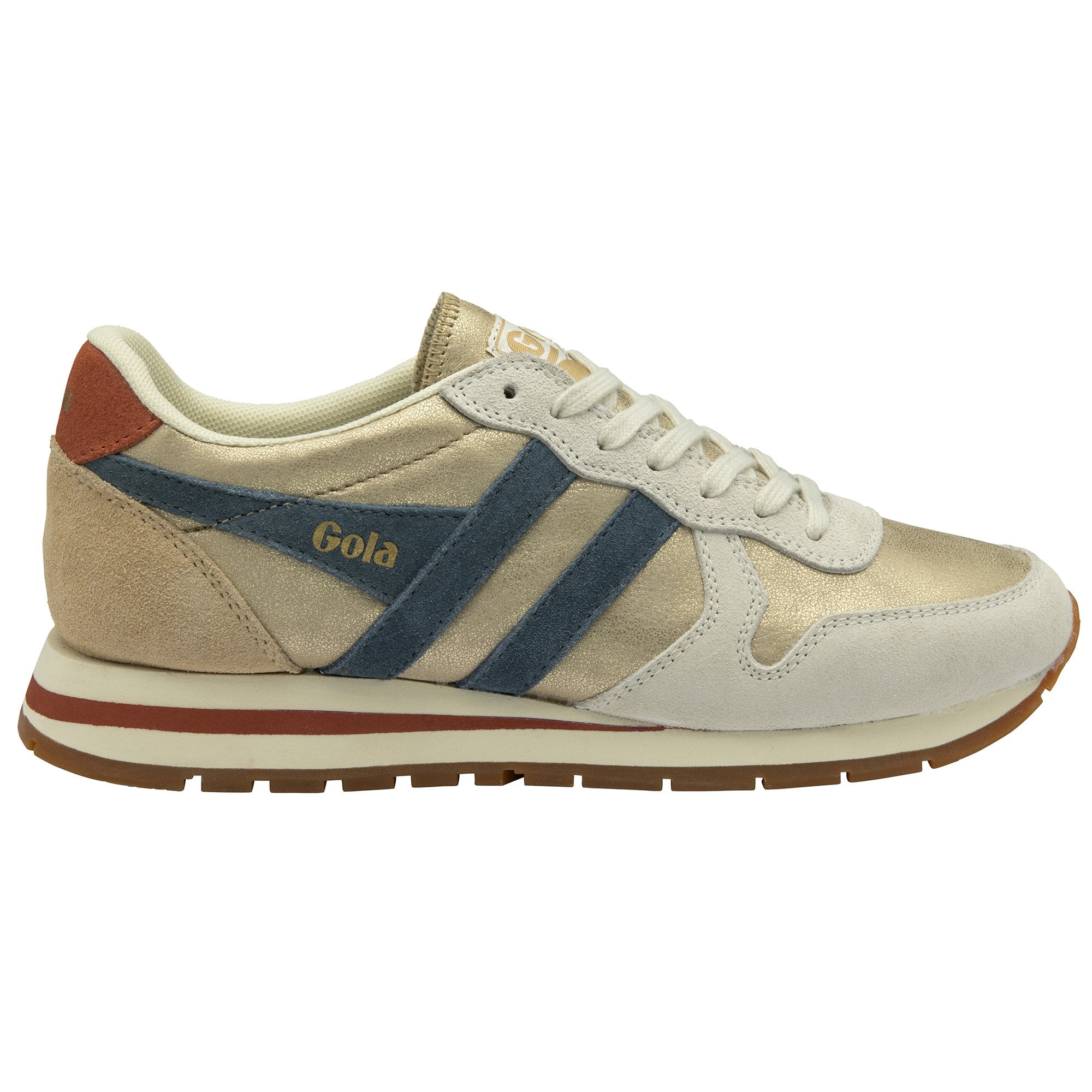 gola-daytona-blaze-sneaker-f-r-damen-gold-tintenblau-orange image 1