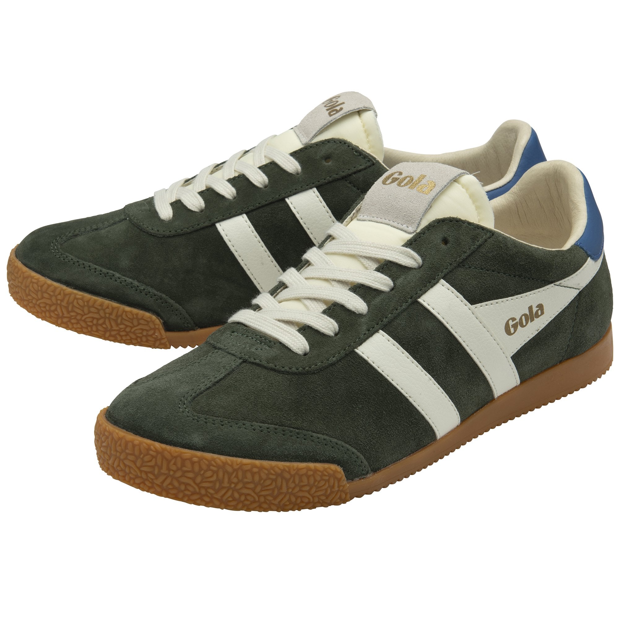 gola-elan-sneaker-f-r-herren-dunkelkhaki-cremewei image 3