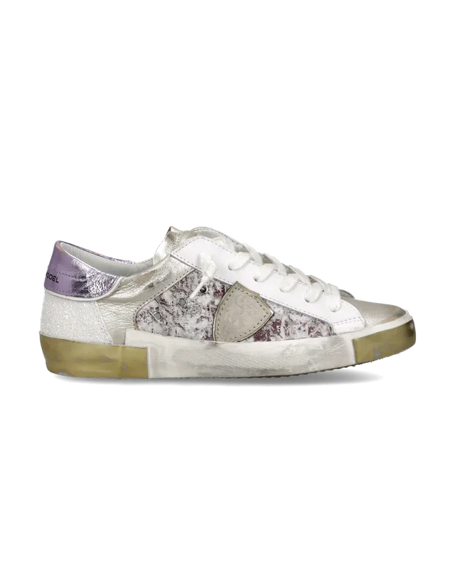 philippe-model-prsx-damen-sneaker-wei-lila image 1