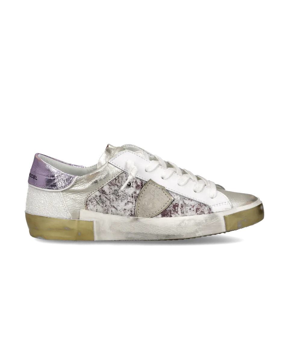 philippe-model-prsx-damen-sneaker-wei-lila image 1