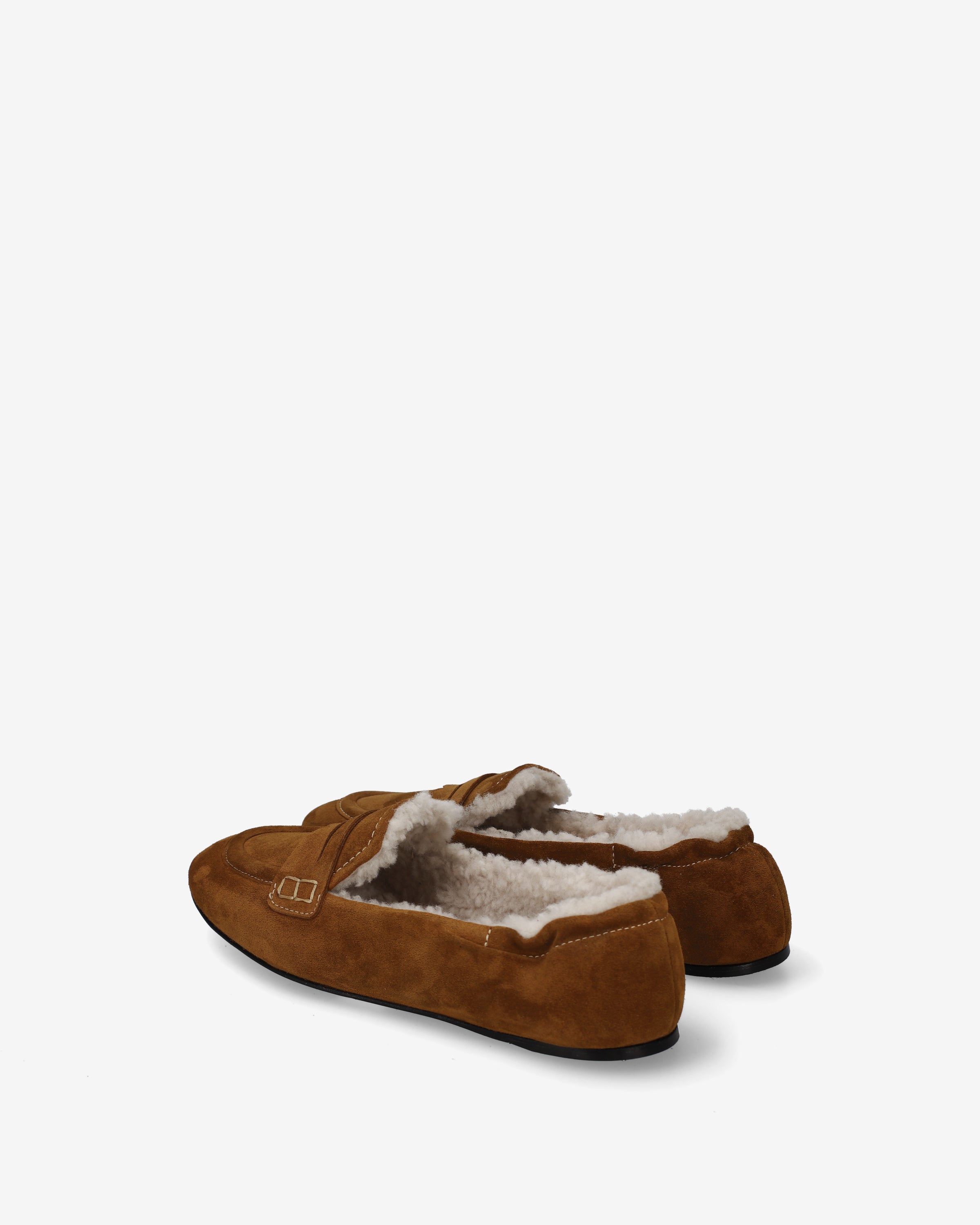 premiata-pocket-loafer-damen-cognac-vintage-leder-mit-shearling image 5