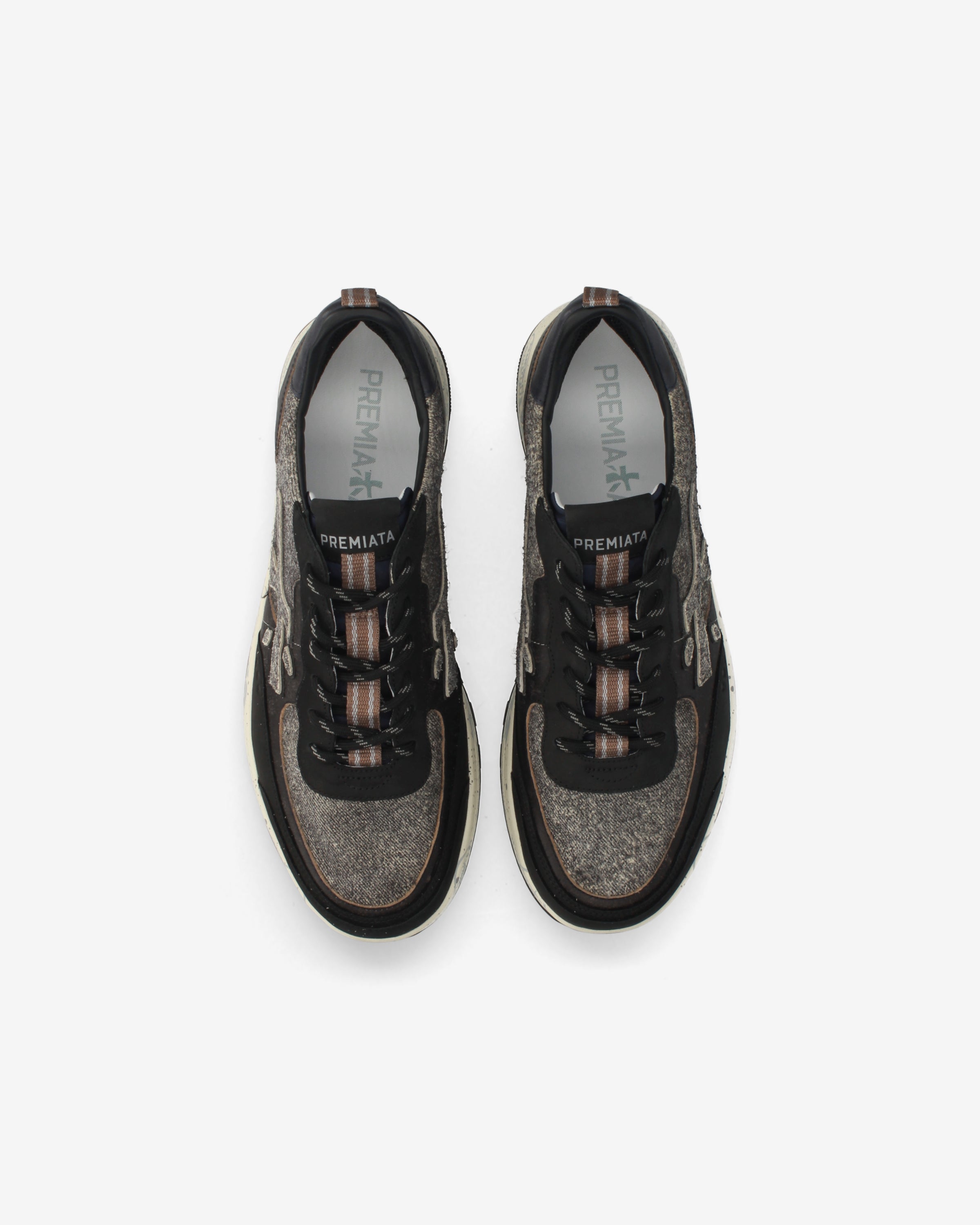 premiata-nous-8464-sneaker-schwarz-grau-m-lange image 6